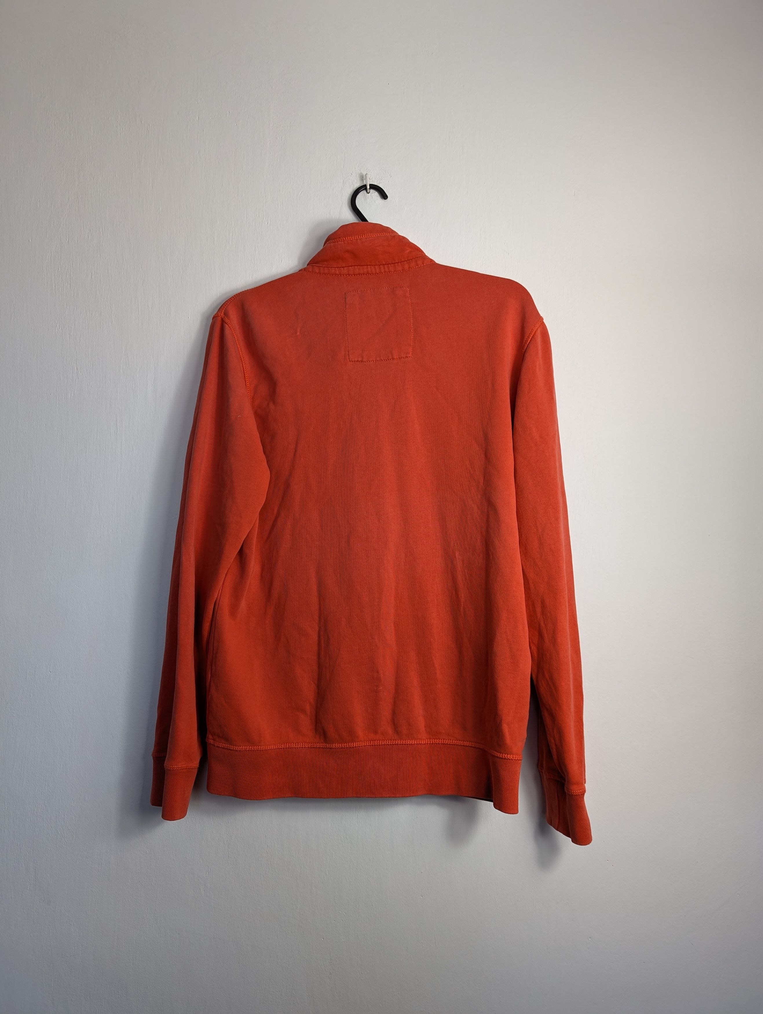 Napapijri × Vintage Vintage Napajiri Zip Up Sweatshirt Orange Size US XL / EU 56 / 4 - 4 Thumbnail