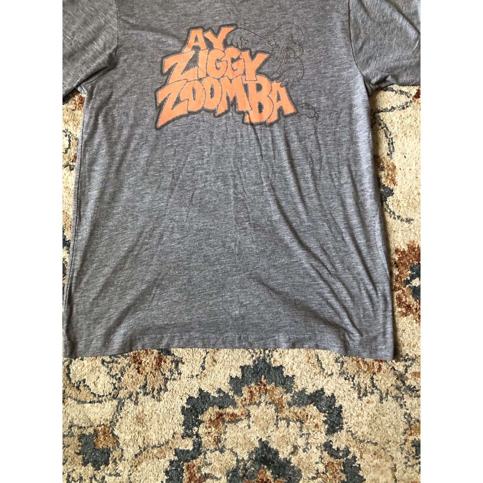 Vintage Homage Shirt T-Shirt Gray L Mens College AY ZIGGY ZOOMBA BGSU Falcons Graphic Print Crew Neck Short Sleeve Size US L / EU 52-54 / 3 - 5 Thumbnail