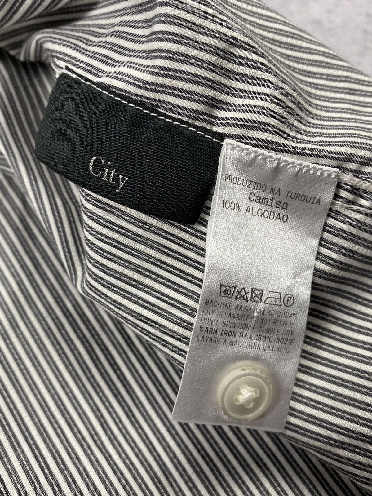 Z Zegna Z Zegna Striped Luxury Designer Long Sleeve Button Up Shirt Size US L / EU 52-54 / 3 - 9 Thumbnail