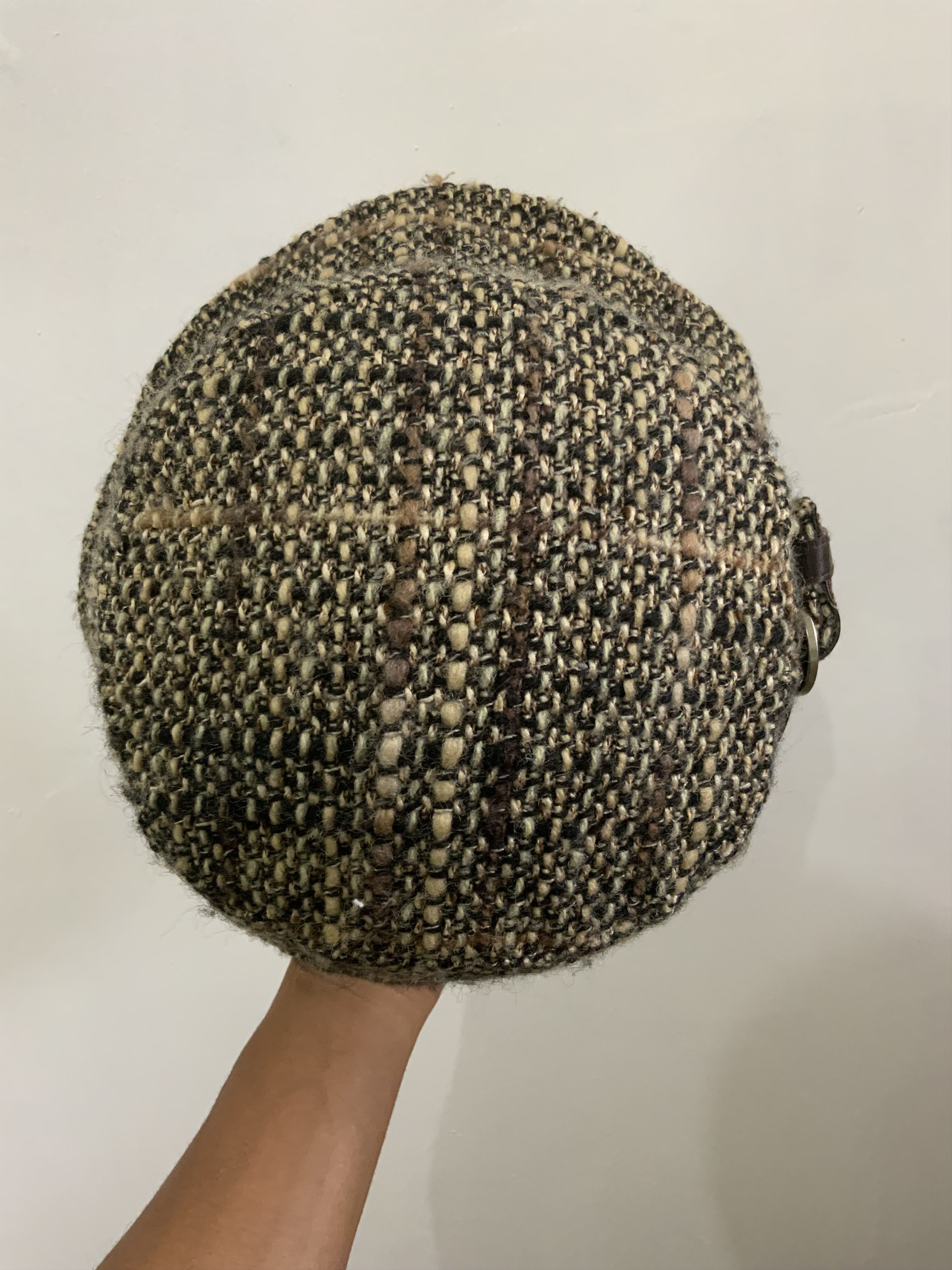 Japanese Brand Na Mi Ka Houndstooth Wool Hat Size ONE SIZE - 6 Thumbnail