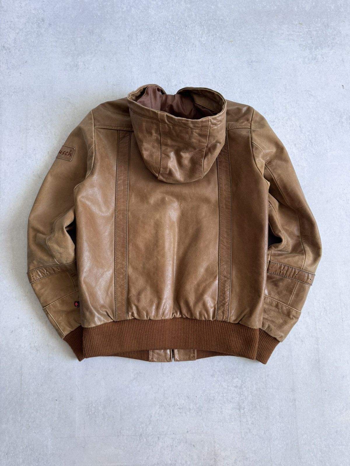 Other Alprausch Vintage 00’s Leather Swiss Style Y2K Unisex Jacket Size M / US 6-8 / IT 42-44 - 10 Thumbnail