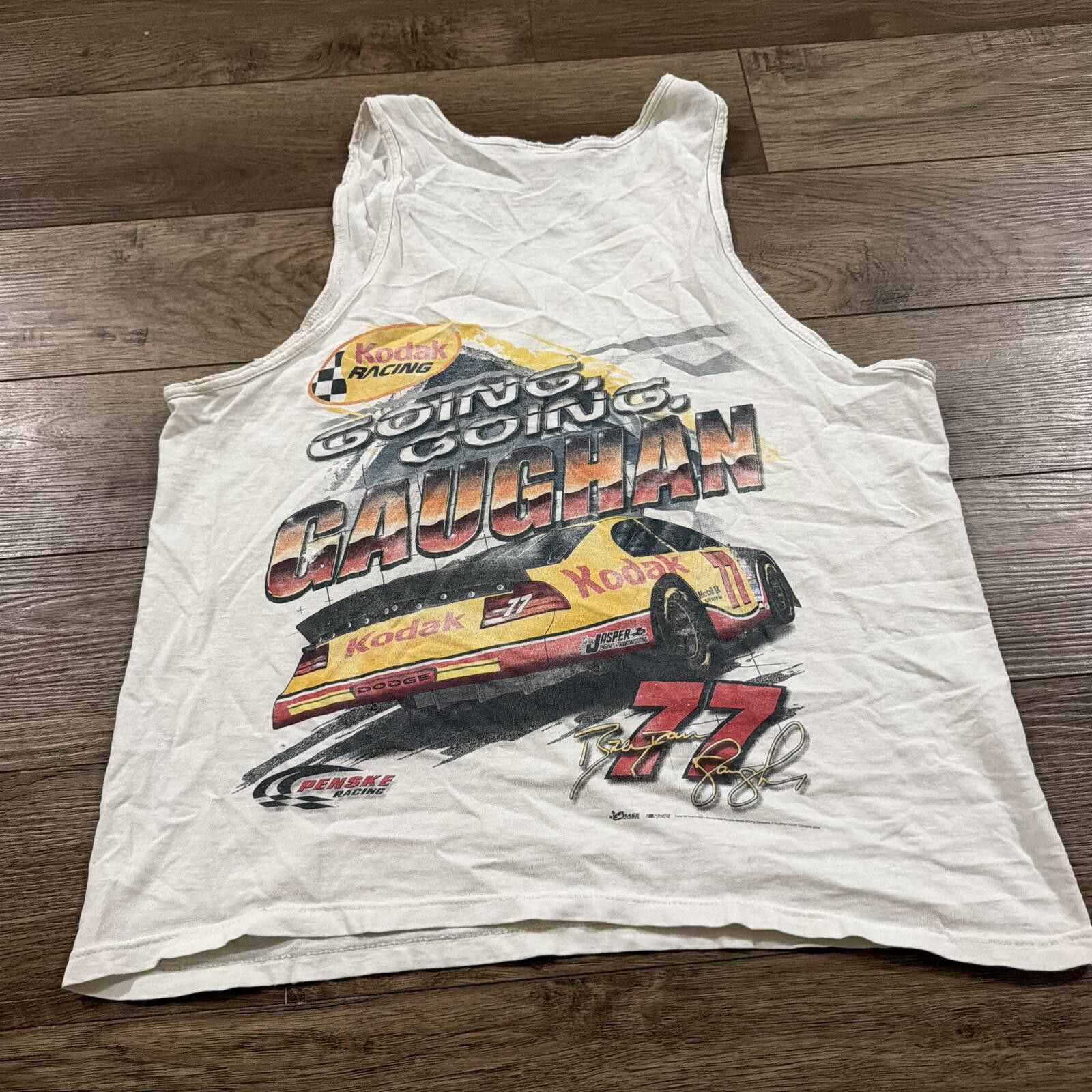 Chase Authentics Vintage Y2K NASCAR Brendan Gaughan Kodak Racing Tank Top Size US L / EU 52-54 / 3 - 2 Thumbnail