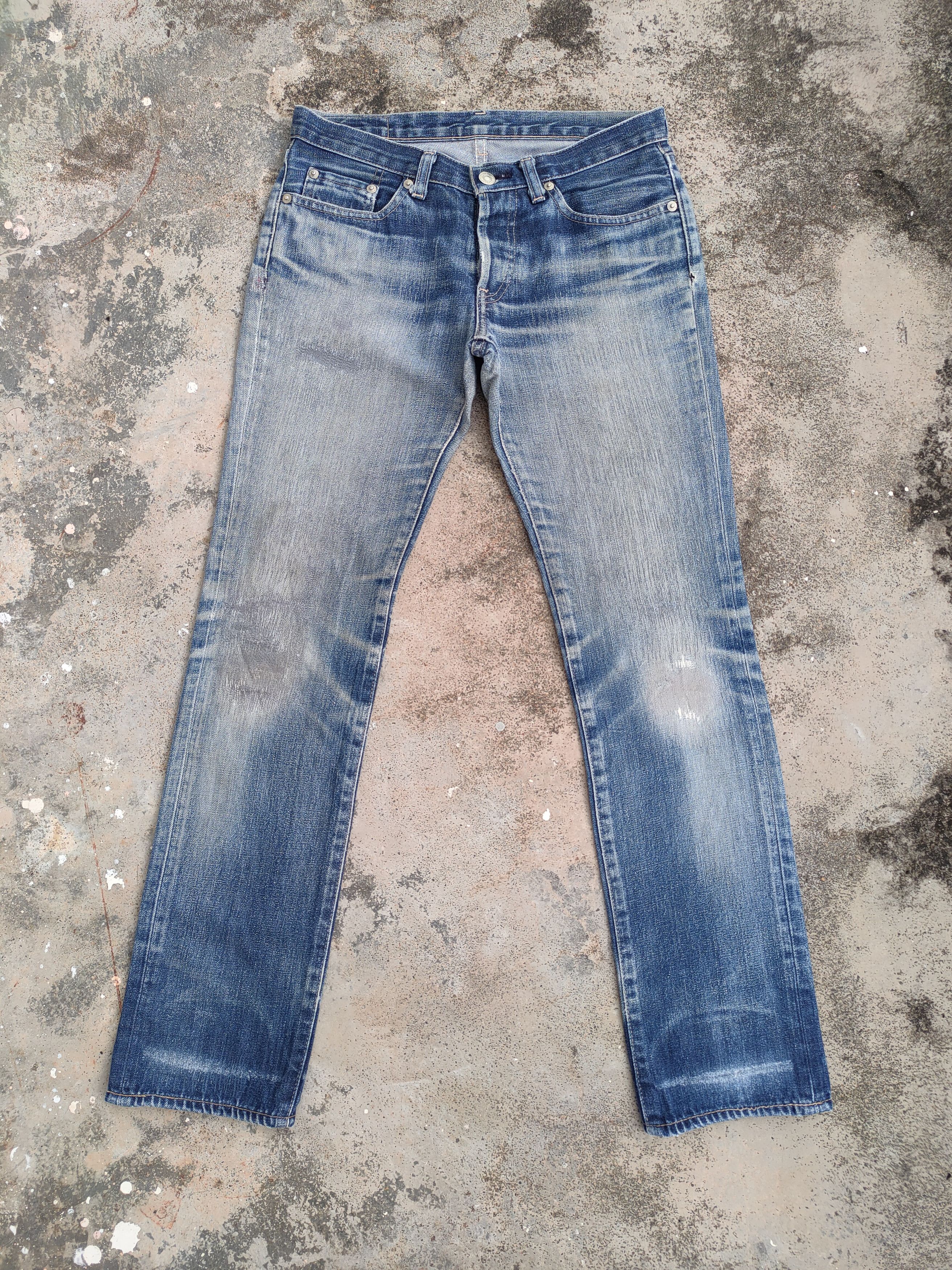 Levi's Vintage Clothing VINTAGE LEVI'S 599 BUTTON FLY FADED JEANS DENIM PANTS Size US 29 - 2 Thumbnail