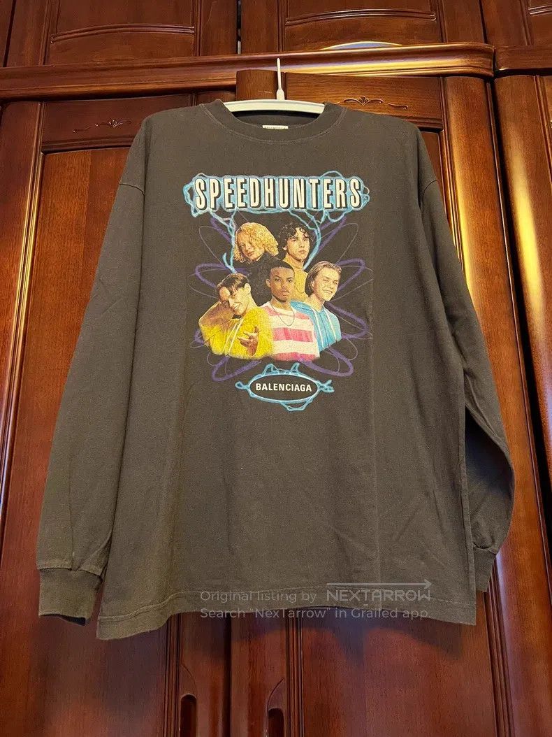 Balenciaga Balenciaga Portrait Printed Long Sleeve Size US S / EU 44-46 / 1 - 1 Thumbnail