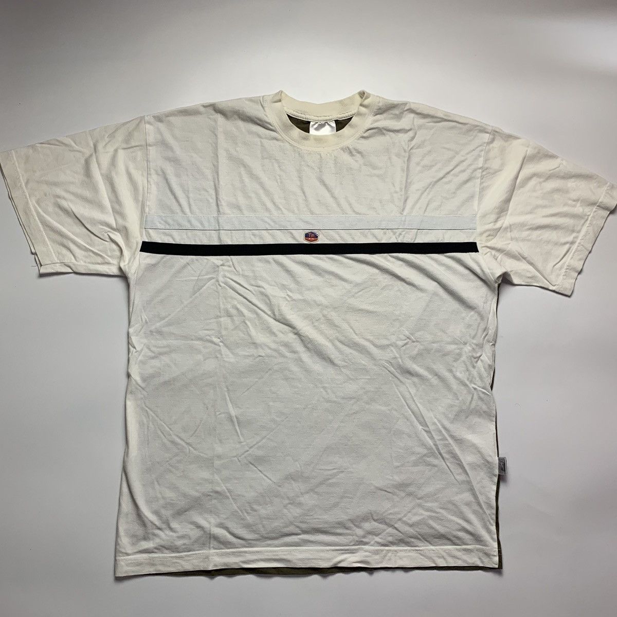 Other Vintage Nike TN Center Swoosh Logo T-shirt Drill Rare Size US L / EU 52-54 / 3 - 2 Thumbnail