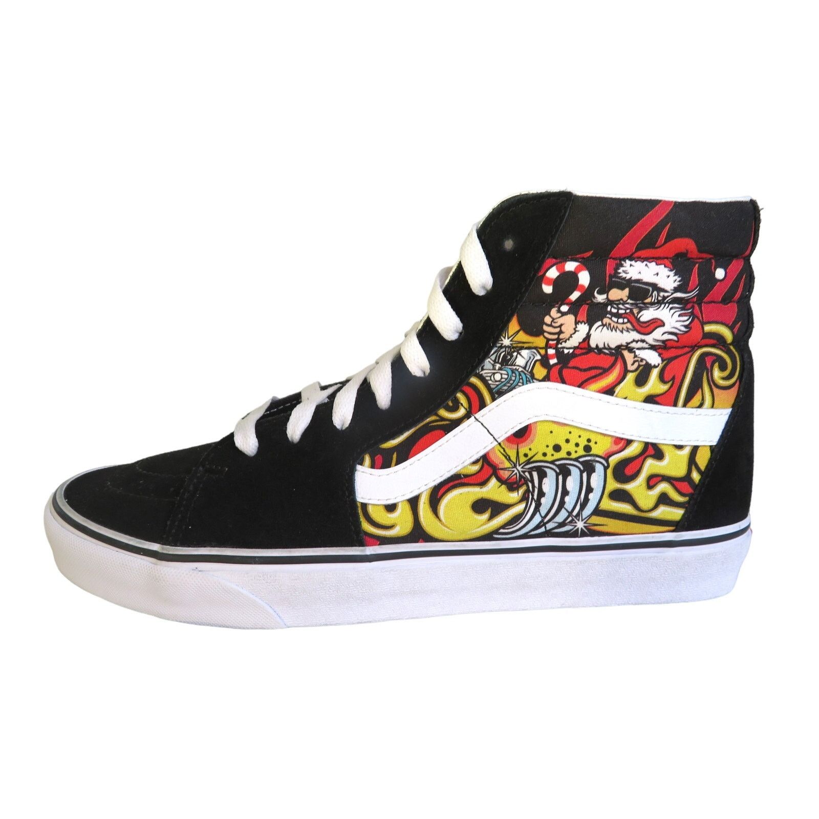Vans New VANS Santa Flame SK8 SkateBoard Hi-Top Sneakers Size US 10 / EU 43 - 3 Thumbnail