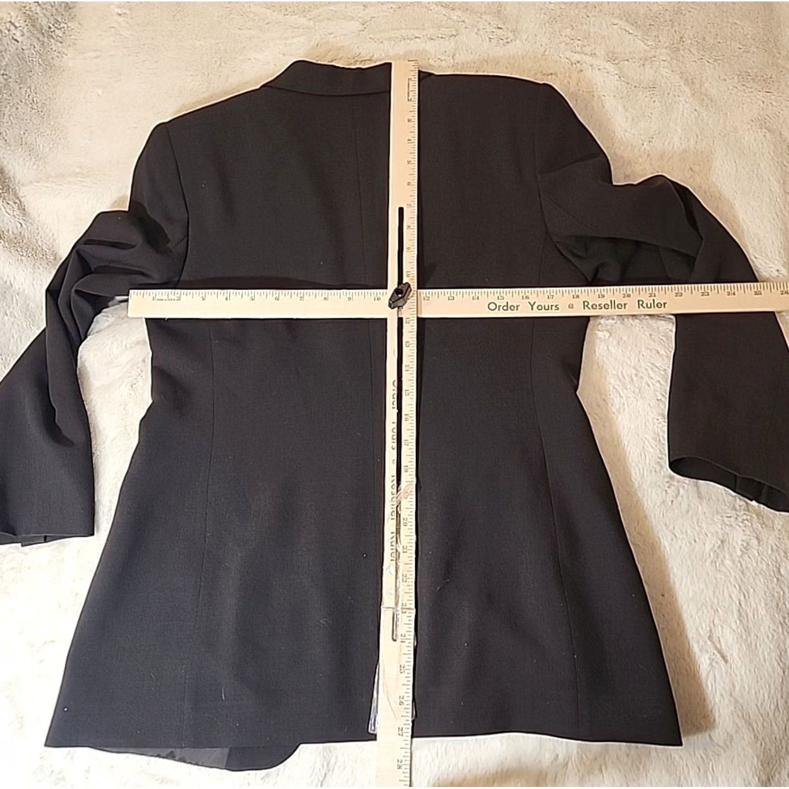 Giorgio Armani VINTAGE Giorgio Armani Classico Blazer Jacket Women S Brown 40 Button Wool Lining Rayon Solid 100% Wool Formal Career Size S / US 4 / IT 40 - 4 Thumbnail