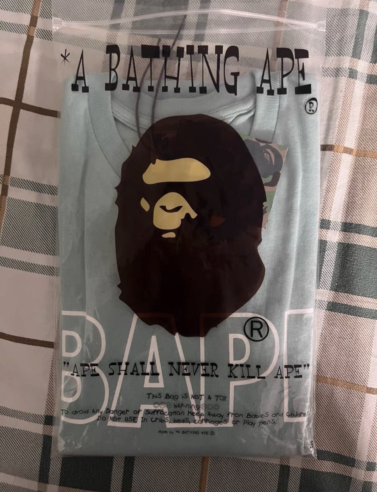 Bape BAPE OG Nigo era sky blue short-sleeve tee Size US XL / EU 56 / 4 - 7 Thumbnail
