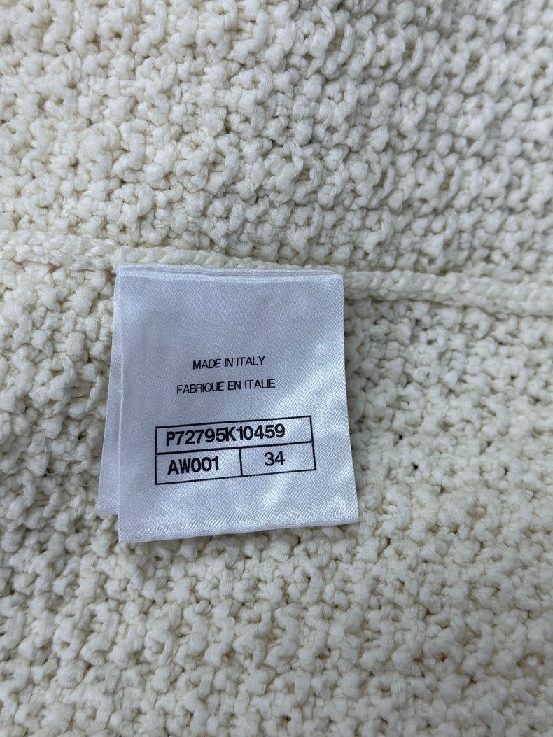 Chanel chanel White knitted vest jacket Size XXS / US 00 / IT 34 - 5 Thumbnail