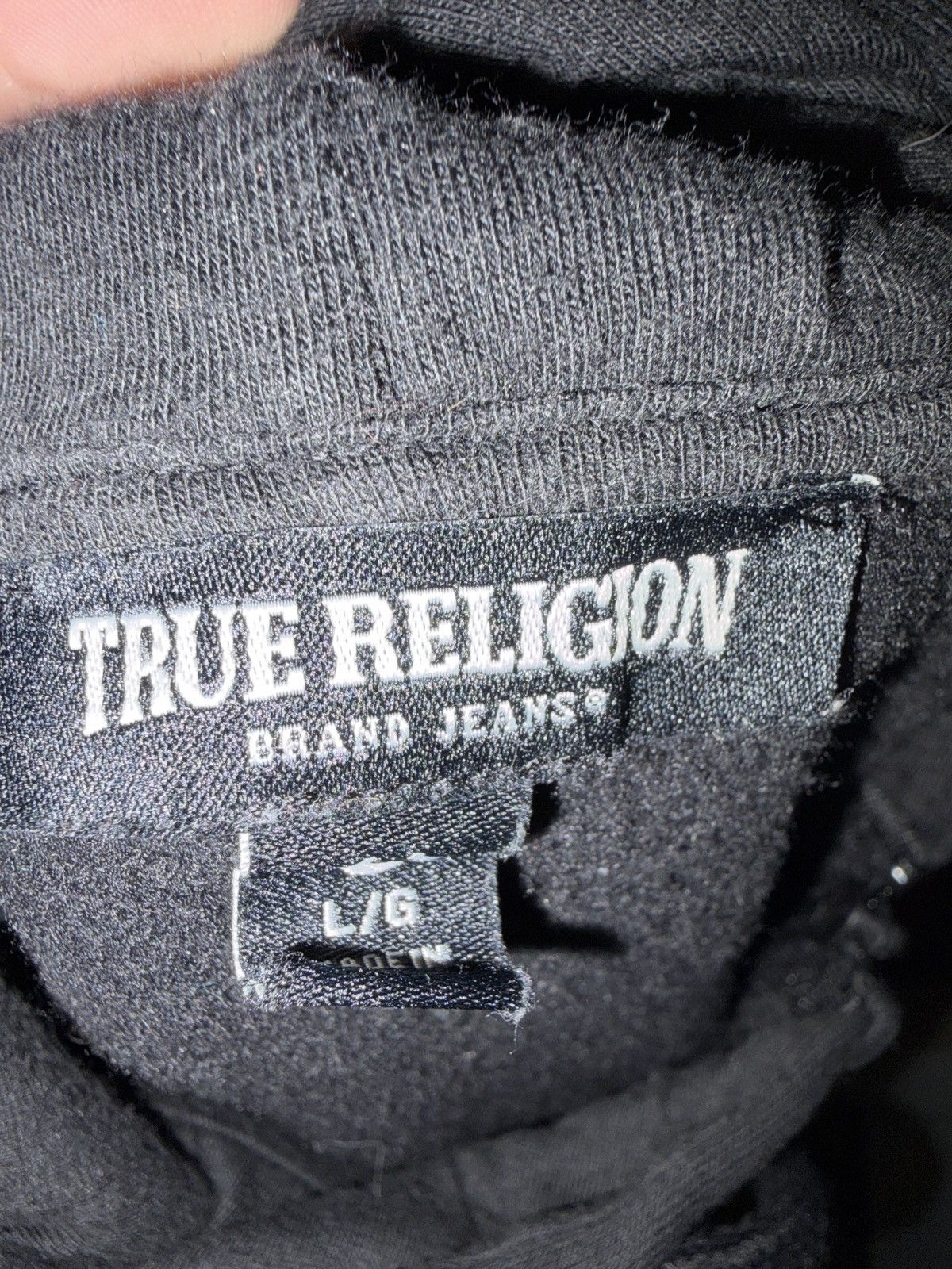 True Religion Final Drop!Black true religion hoodie Size US L / EU 52-54 / 3 - 3 Thumbnail