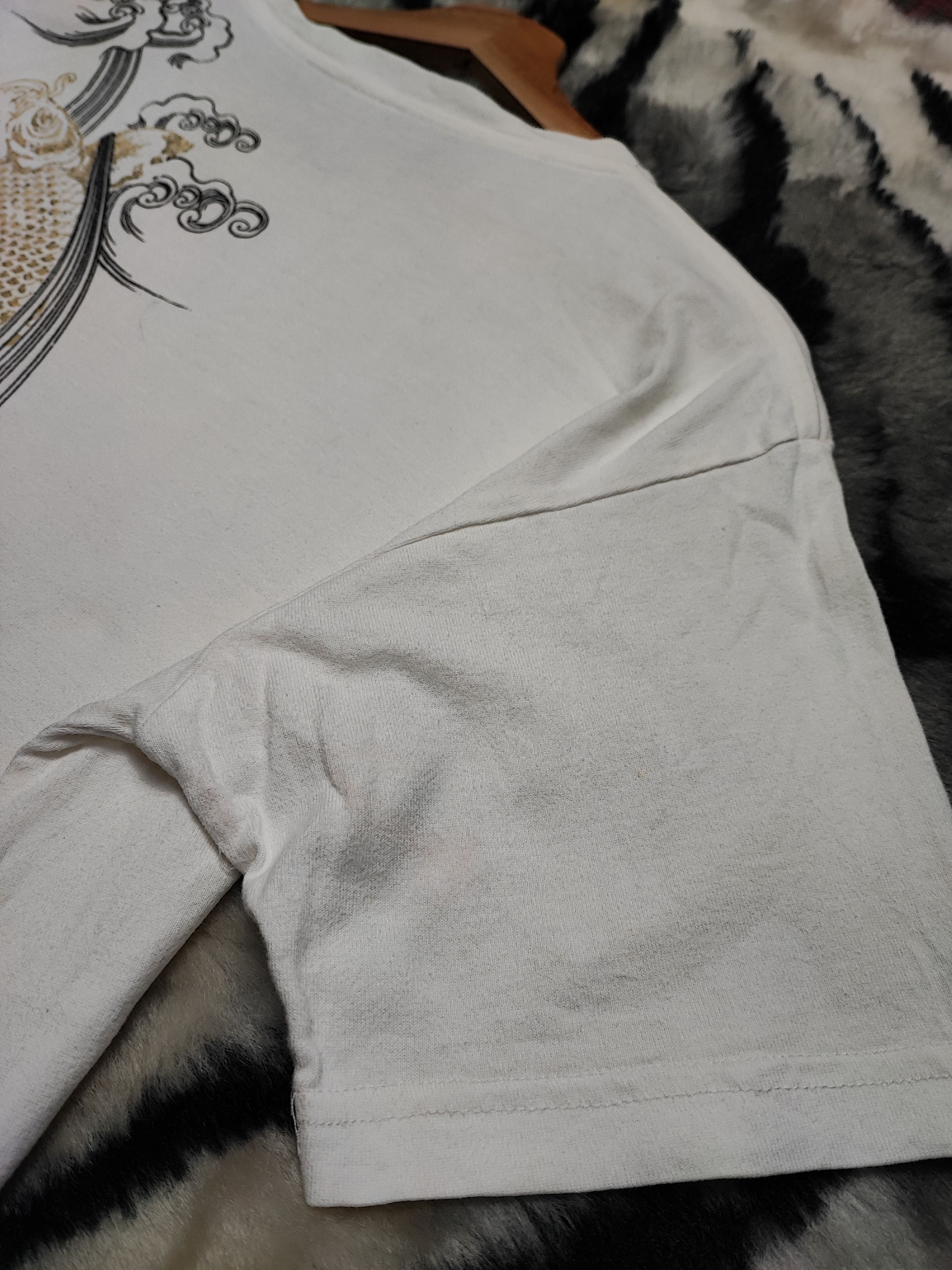 Number (N)ine Sukajan Tshirt Gold Fish Japan Size US M / EU 48-50 / 2 - 11 Thumbnail