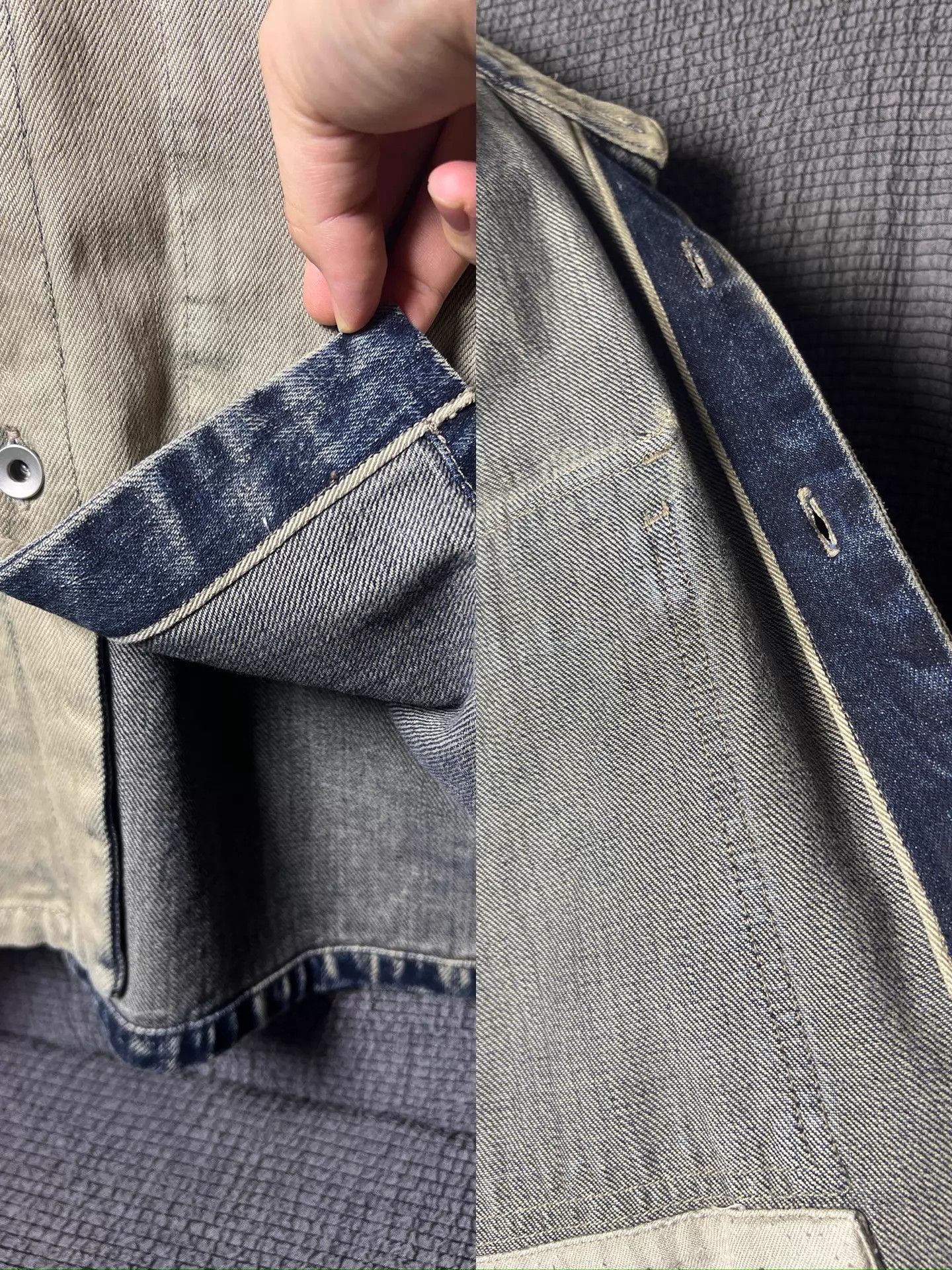 Rick Owens Rick Owens 22fw Washed Bleached Denim Shirt OS M Jacket Size US M / EU 48-50 / 2 - 8 Thumbnail