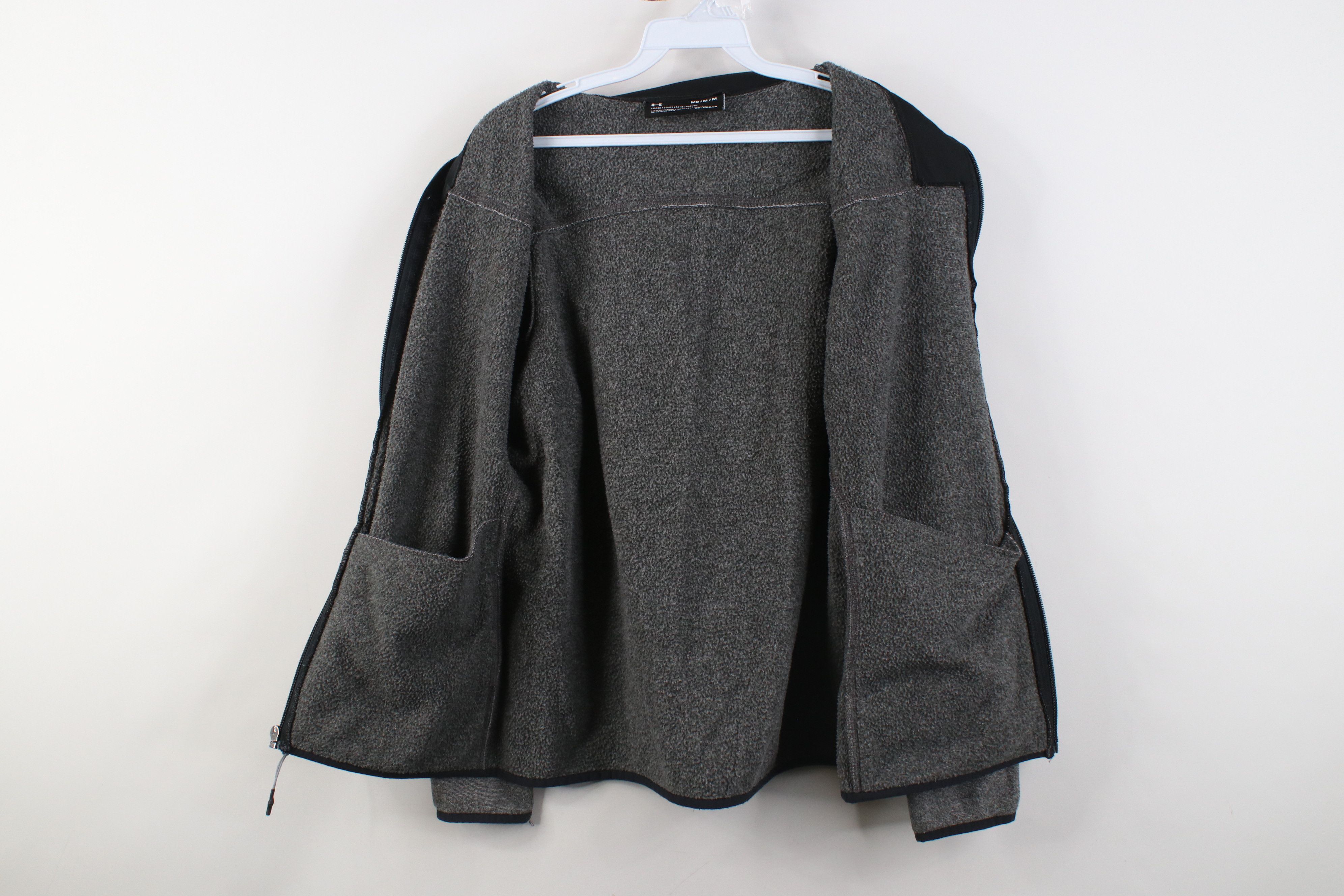 Under Armour Under Armour ColdGear Fleece Full Zip Sweater Jacket Gray Size M / US 6-8 / IT 42-44 - 9 Thumbnail