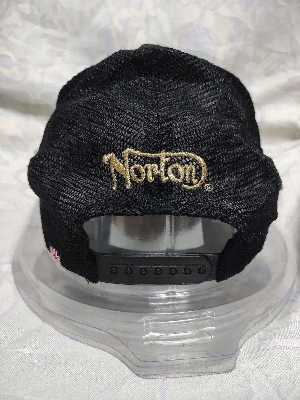Norton RARE🔥NORTON MOTORCYCLE VINTAGE TRUCKER CAP Size ONE SIZE - 7 Thumbnail