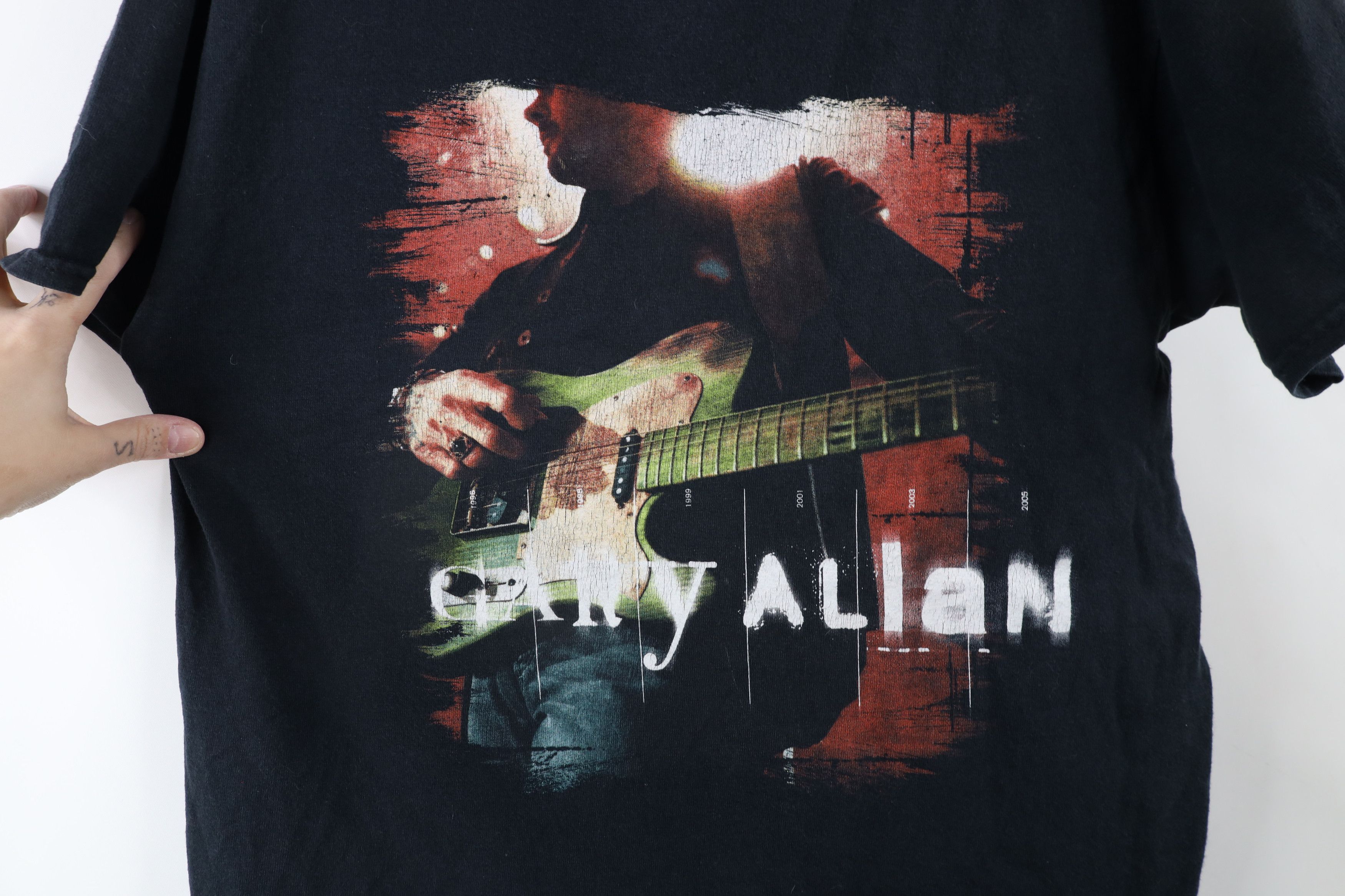Vintage Vintage Y2K 2007 Tour Gary Allan Band T-Shirt Black Size US M / EU 48-50 / 2 - 4 Thumbnail