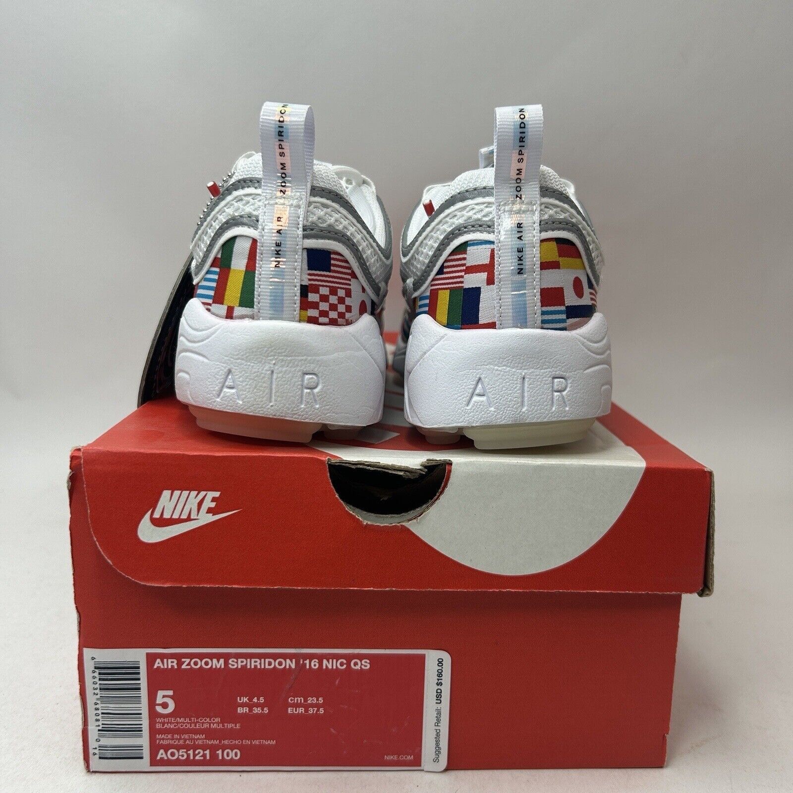 Nike Nike Air Zoom Spiridon ‘16 NIC QS”International Flag” 2023 Size US 6.5 / IT 36.5 - 4 Thumbnail