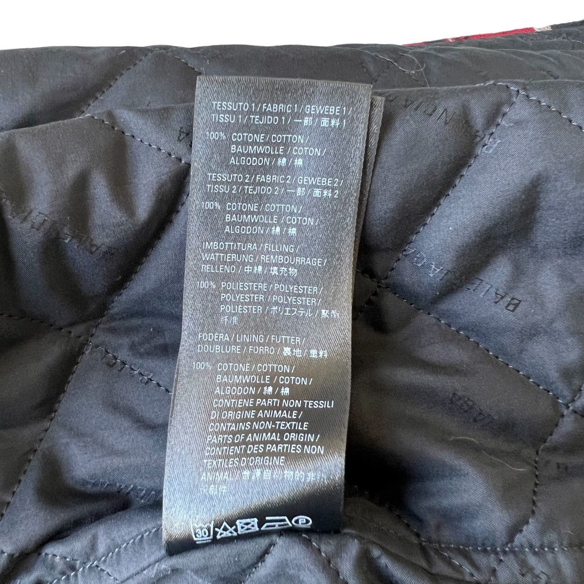 Balenciaga BALENCIAGA 2019AW OVERSIZED PLAID PADDED SHIRTS JACKET Size US M / EU 48-50 / 2 - 9 Thumbnail