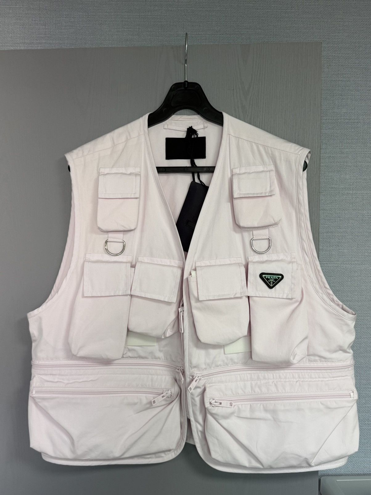 Prada Soft Pink Utility Vest Size US S / EU 44-46 / 1 - 1 Thumbnail