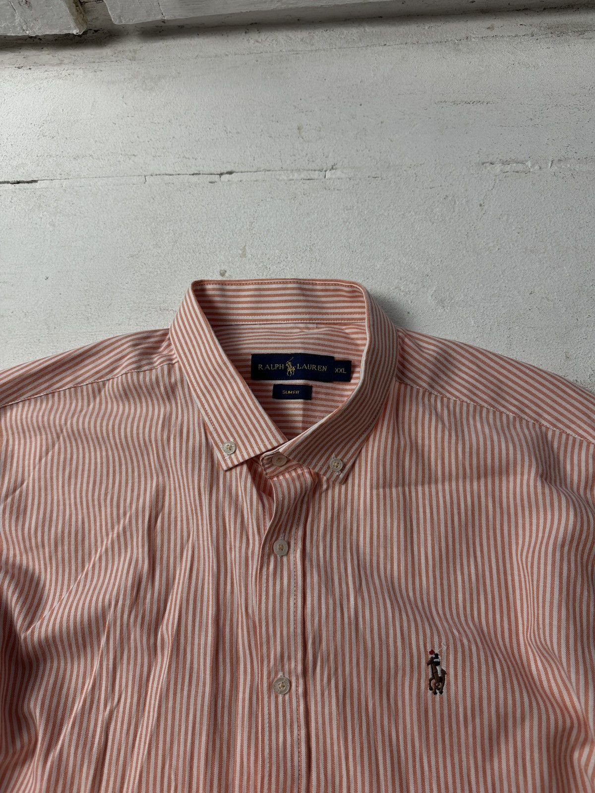 Polo Ralph Lauren 🚨 VNTG Y2K Polo Ralph Lauren Shirt check RARE long SLEEVE Size US XXL / EU 58 / 5 - 4 Thumbnail