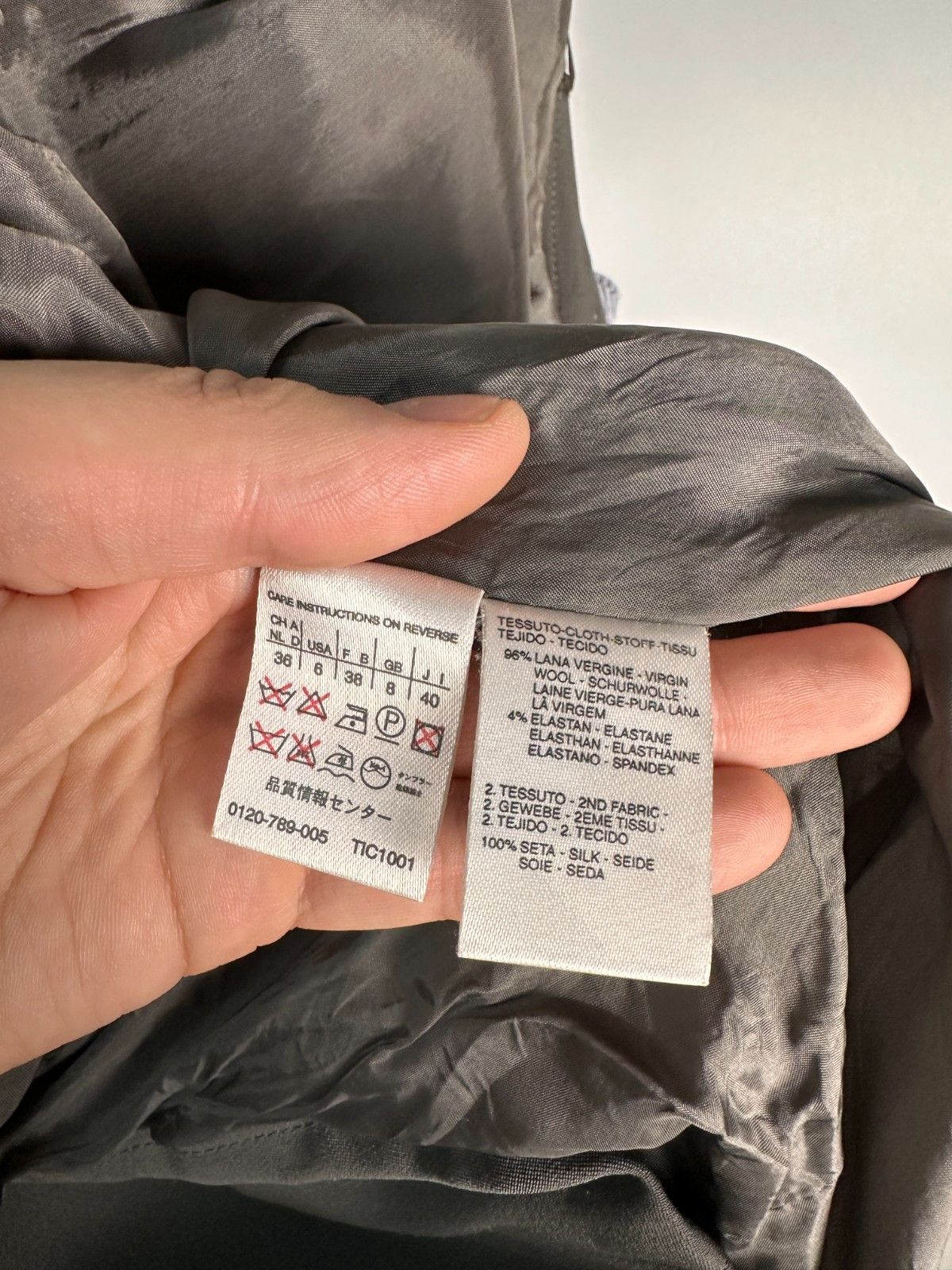 Max Mara Max Mara Wool Blazer Gray Womens Size US6 GB8 EU38 Size M / US 6-8 / IT 42-44 - 9 Thumbnail