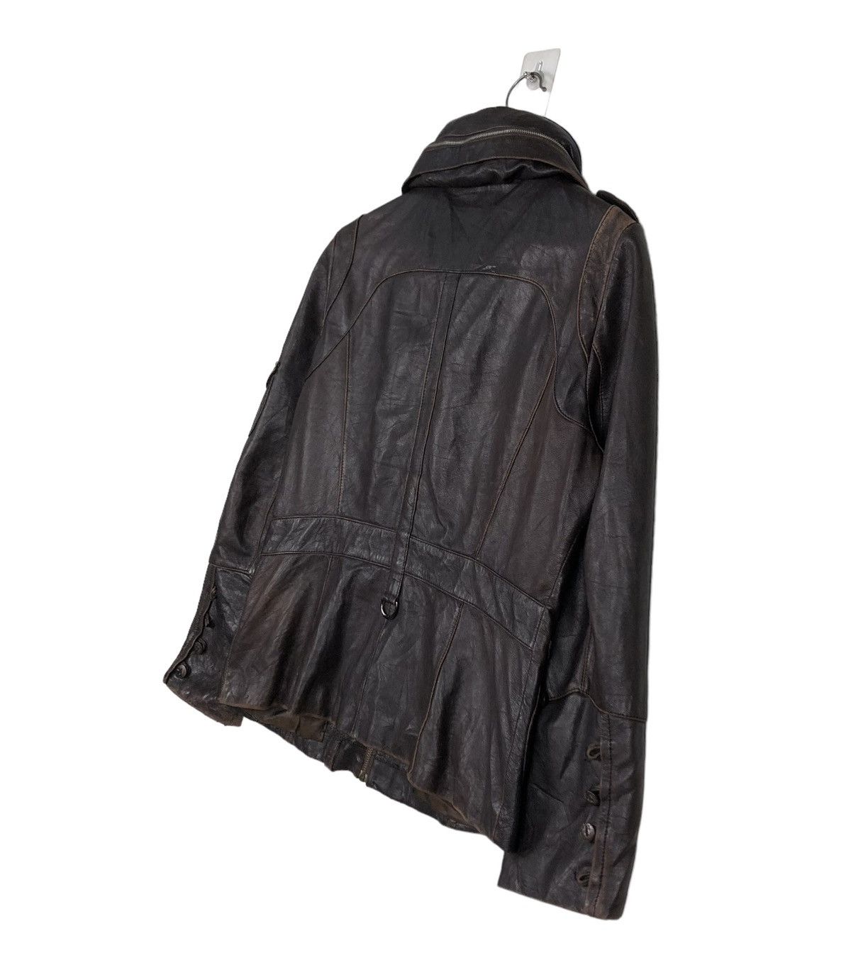 Japanese Brand 🔥VINTAGE GENUINE BIKER LEATHER JACKET KAREY CANIA JAPAN Size US M / EU 48-50 / 2 - 10 Thumbnail