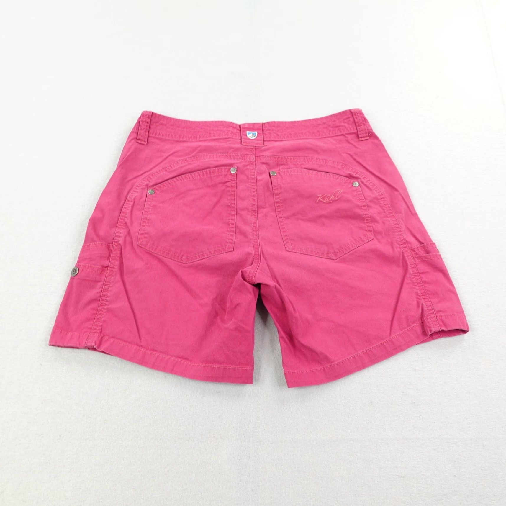 Pinko VINTAGE Kuhl Cargo Shorts Womens 6 Pink Outdoor Hiking Casual Summer Activewear Size 28" / US 6 / IT 42 - 3 Thumbnail