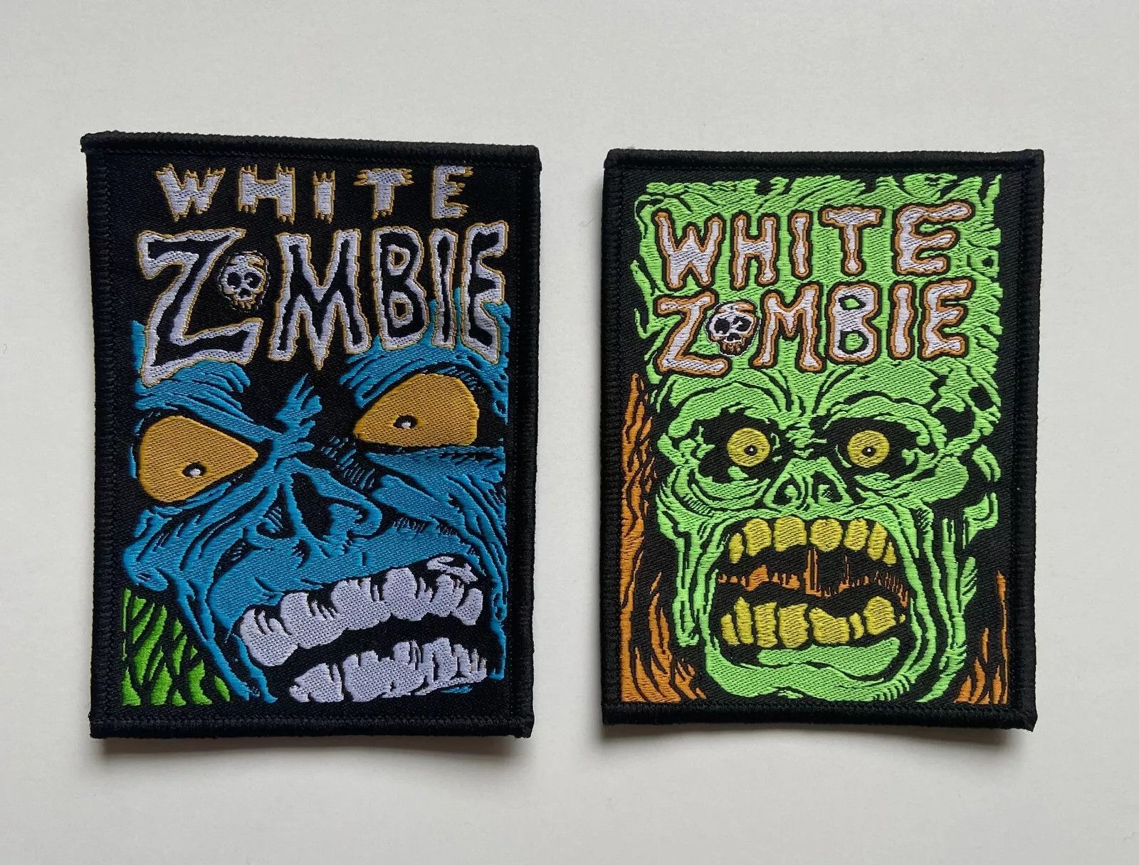 Other 2 x WHITE ZOMBIE - RARE WOVEN PATCH Size ONE SIZE - 1 Preview