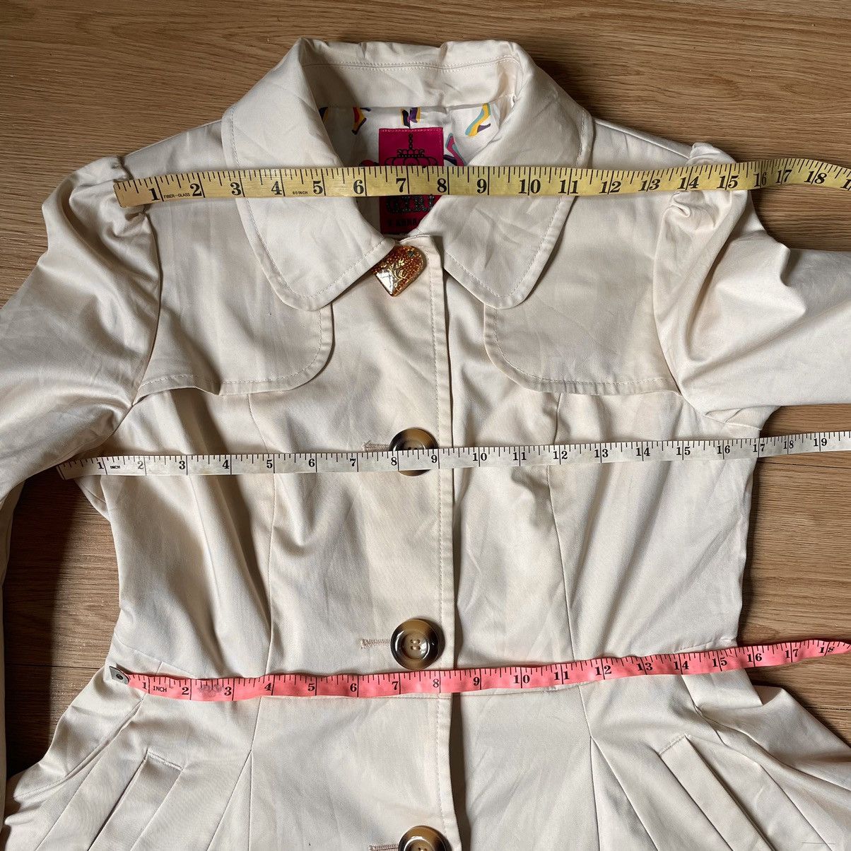 Anna Sui 2000s Archive Dolly Girl By Anna Sui Fit Flare Coat Punk xs Size XS / US 0-2 / IT 36-38 - 6 Thumbnail