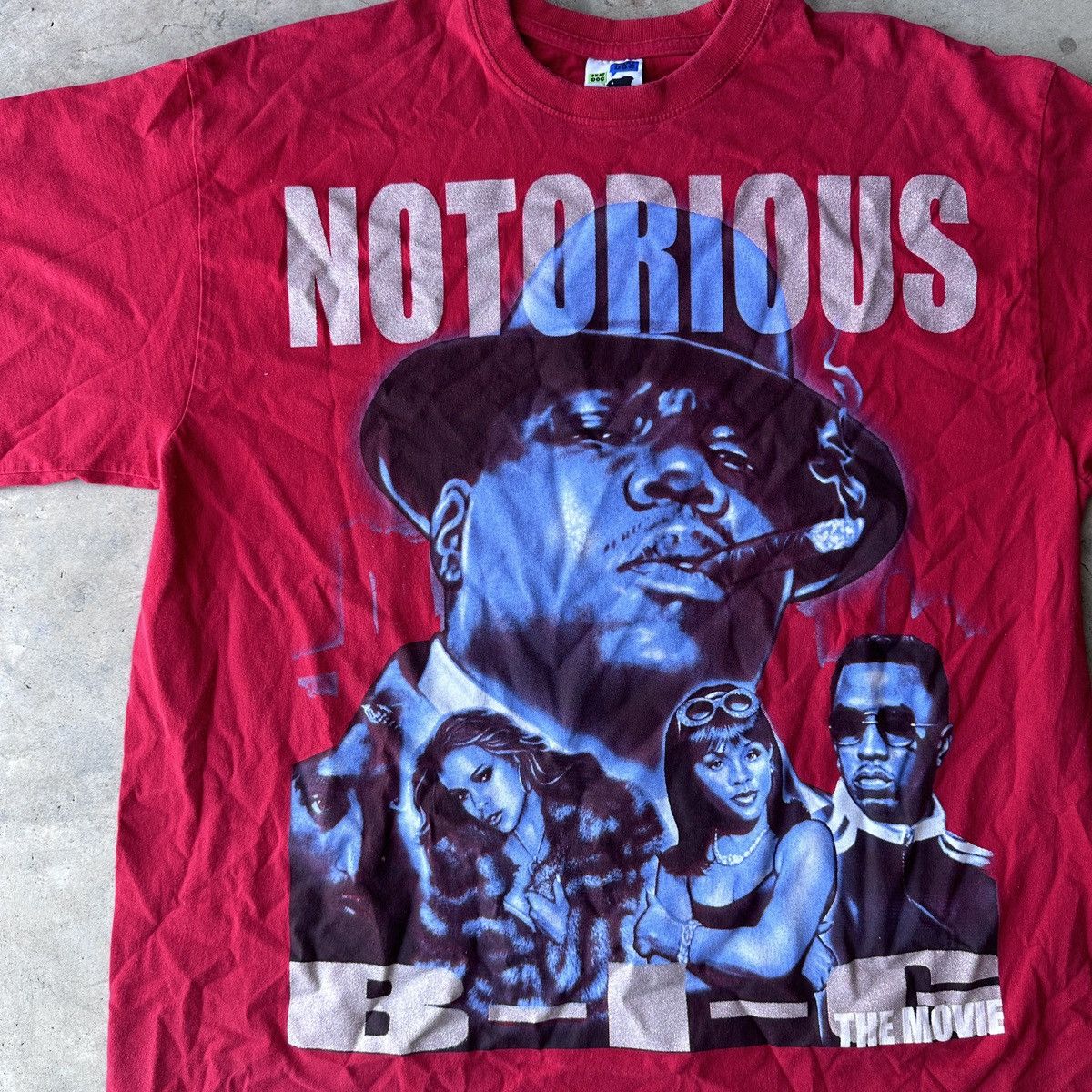 Vintage Notorious Big: The Movie Promo T-Shirt Size US XXL / EU 58 / 5 - 2 Thumbnail