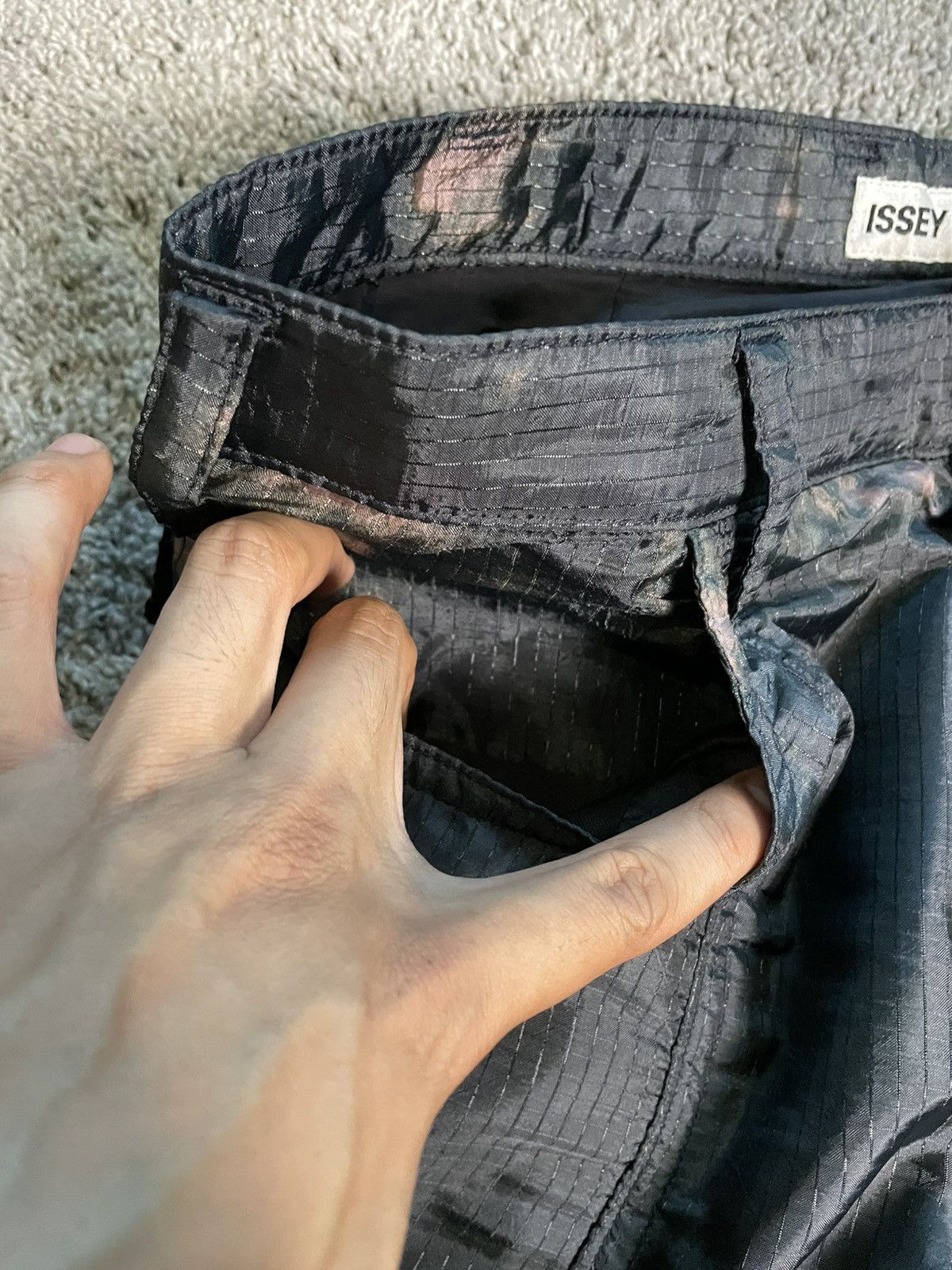 Issey Miyake Issey Miyake Bleach Full Side Zip Pant Size US 29 - 5 Thumbnail