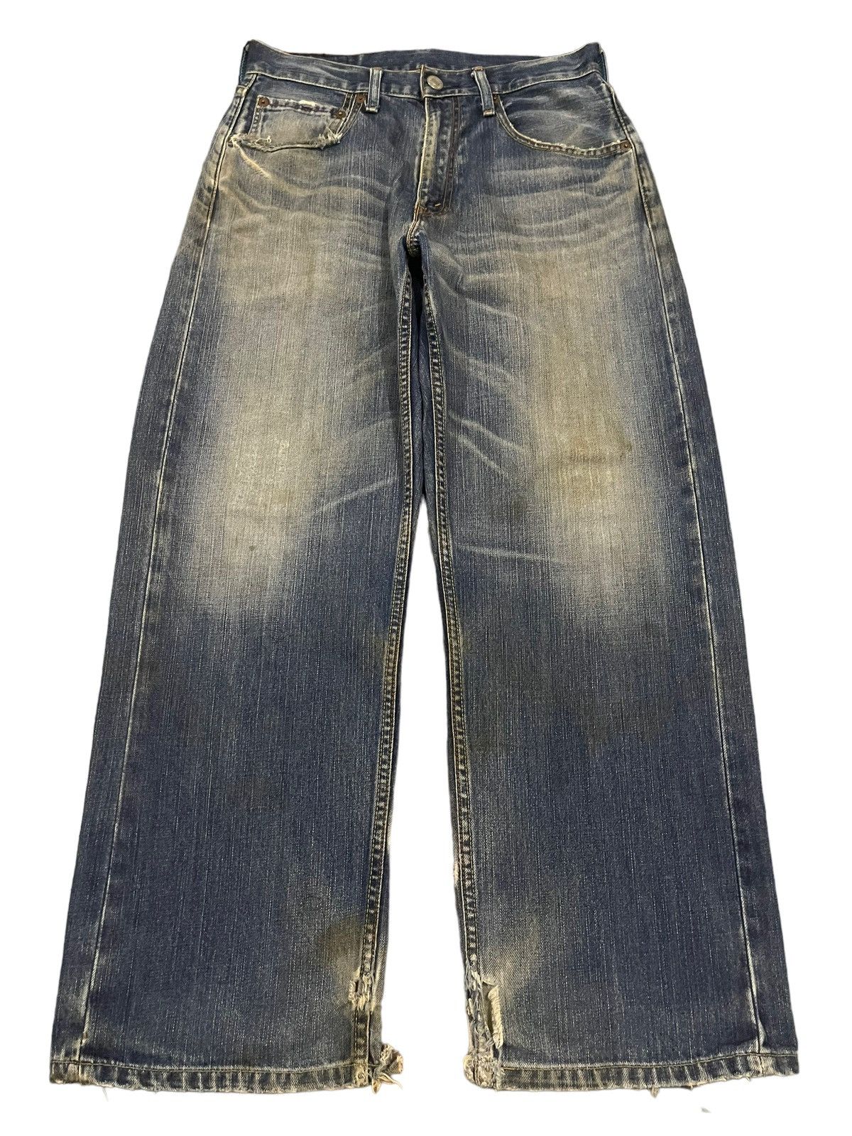 Levi's Vintage 90s Levis 709 Blue Wash Style Baggy Jeans Size US 31 - 1 Thumbnail