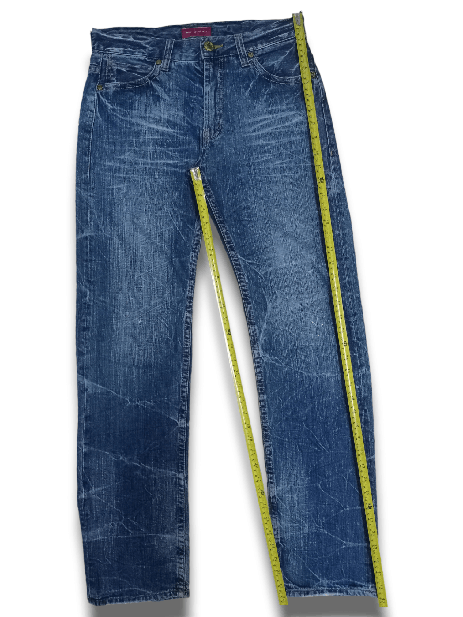 Japanese Brand Vintage Japanese Brand Blue Wash Studded Jeans Size US 31 - 12 Thumbnail