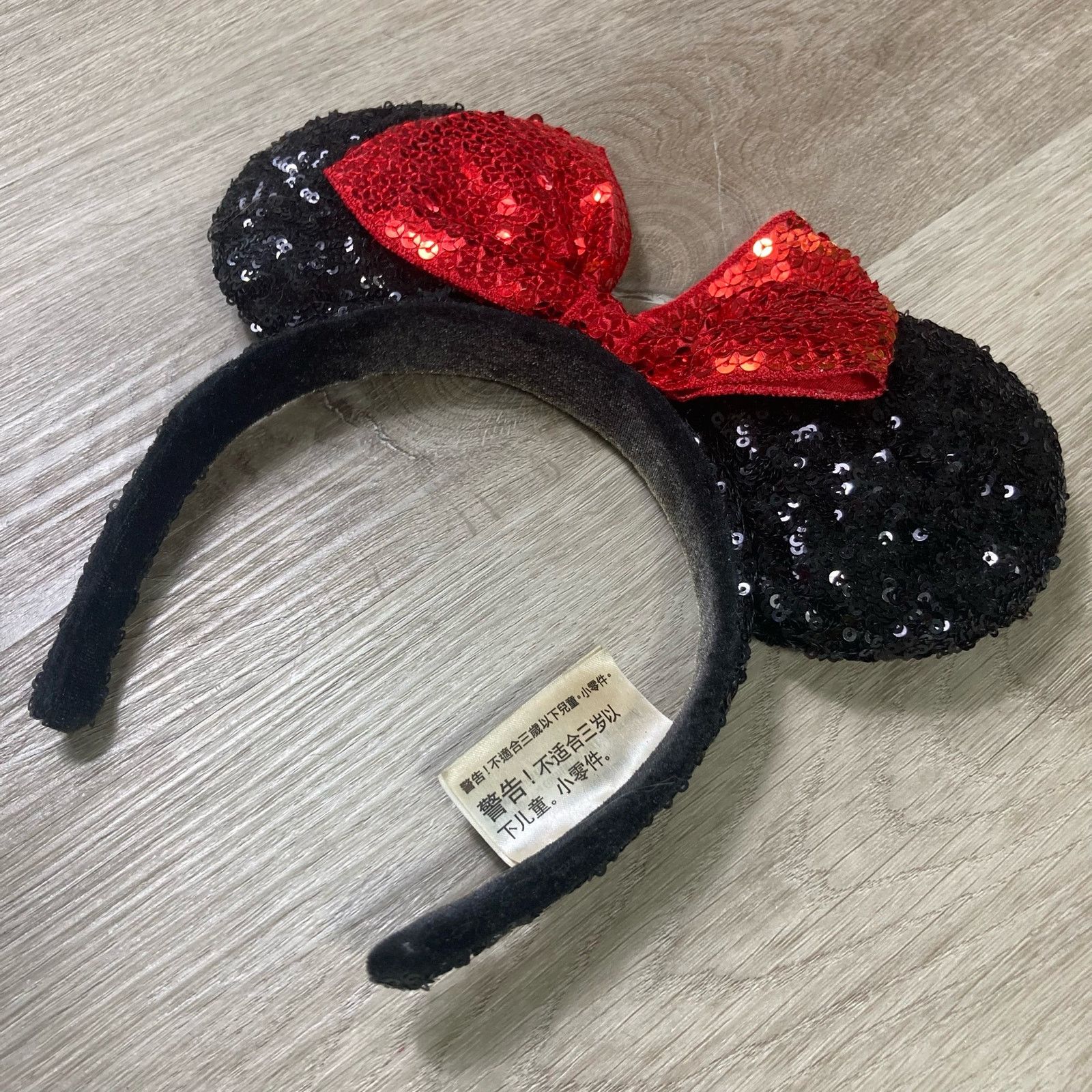Disney Disney Parks Minnie Mouse Ears Headband Sequin Red Size ONE SIZE - 2 Thumbnail