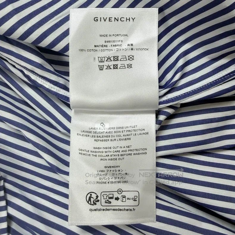 Givenchy Givenchy Plaid Embroidery Logo Shirt Size US XL / EU 56 / 4 - 7 Thumbnail