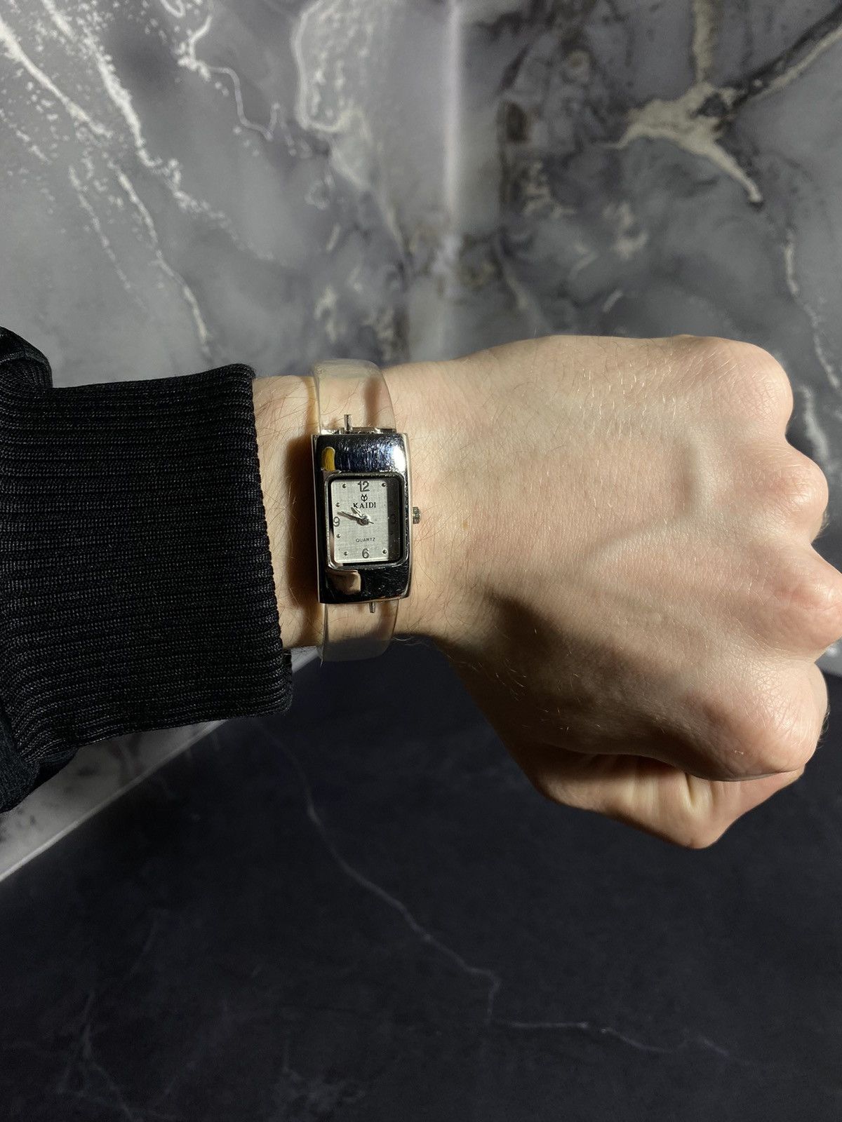 Vintage KAIDI Quartz Watch Transparent Strap Japanese Brand Size ONE SIZE - 6 Thumbnail