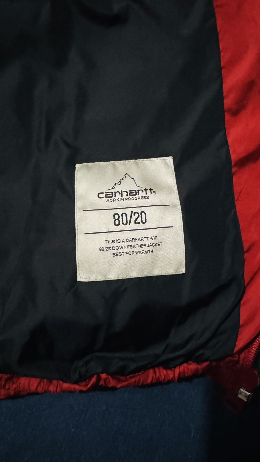 Carhartt Carhartt Deming 80/20 Brick Red & Black Down Jacket Size US XL / EU 56 / 4 - 5 Thumbnail