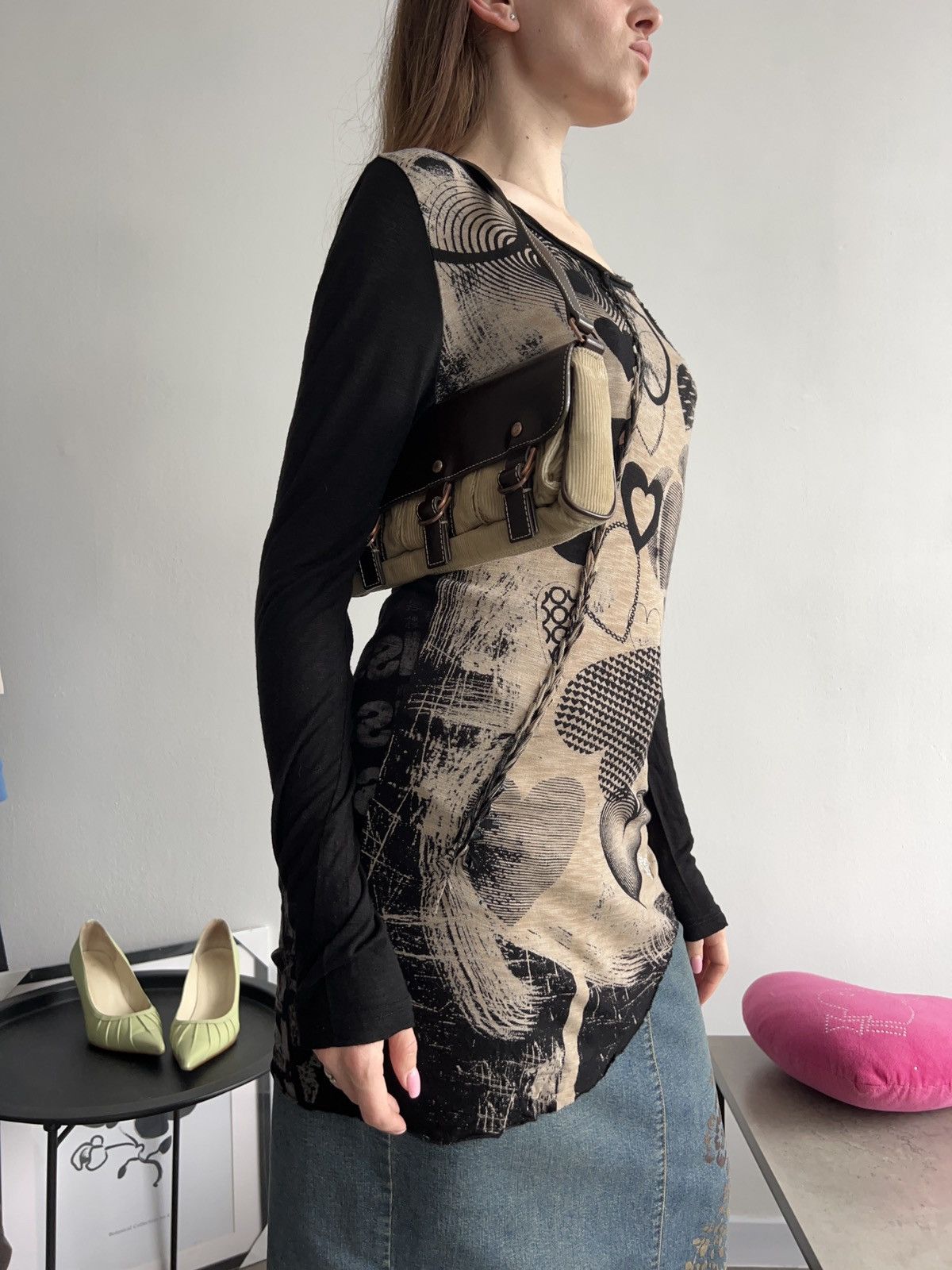 Desigual × Japanese Brand × Vintage Vintage Desigual Long Sleeve Japanese style asymmetrical Size M / US 6-8 / IT 42-44 - 3 Thumbnail