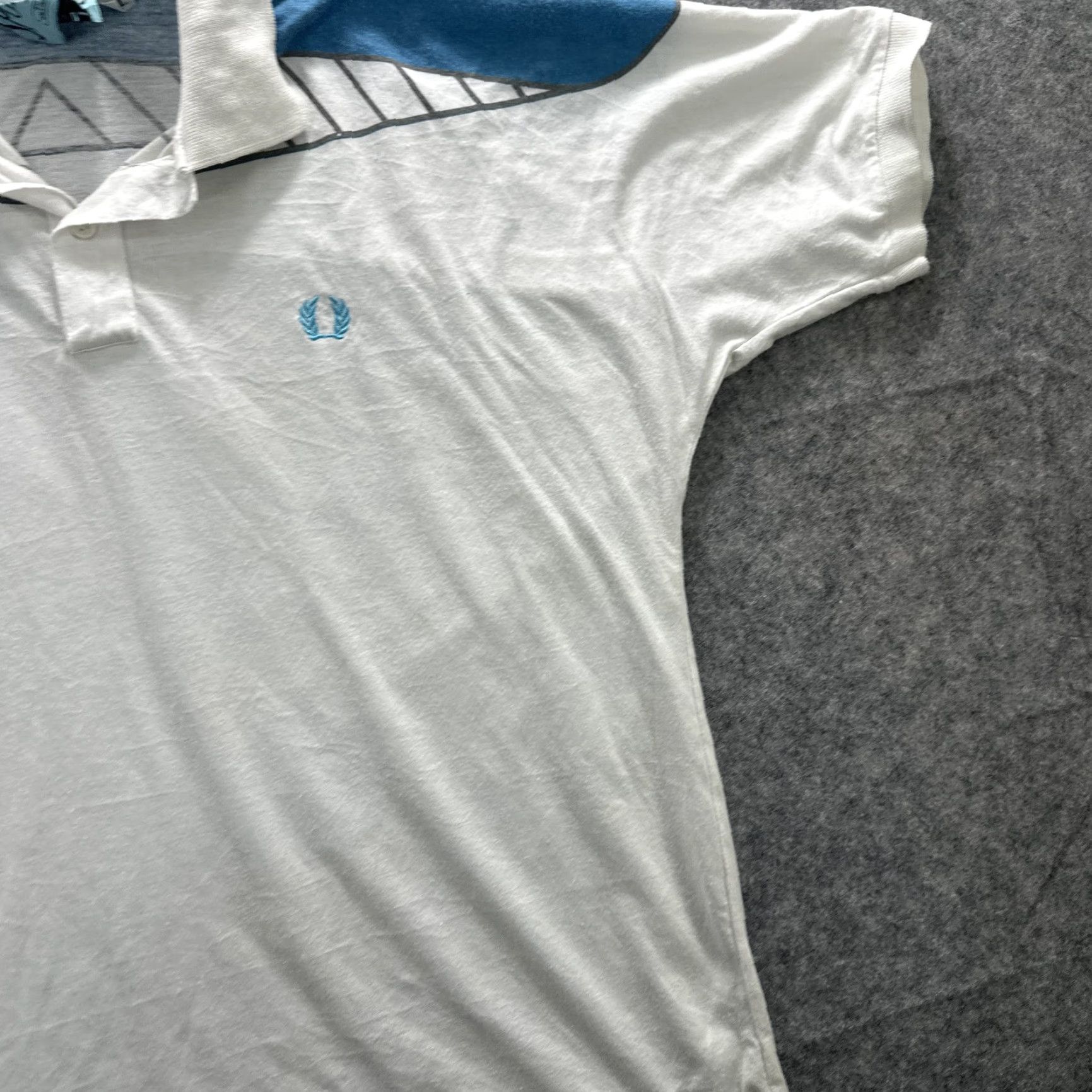Vintage VINTAGE Sport Time by Gallini Polo Shirt Men XL White 90s Embroidered Laurel Retro Geometric Size US XL / EU 56 / 4 - 5 Thumbnail