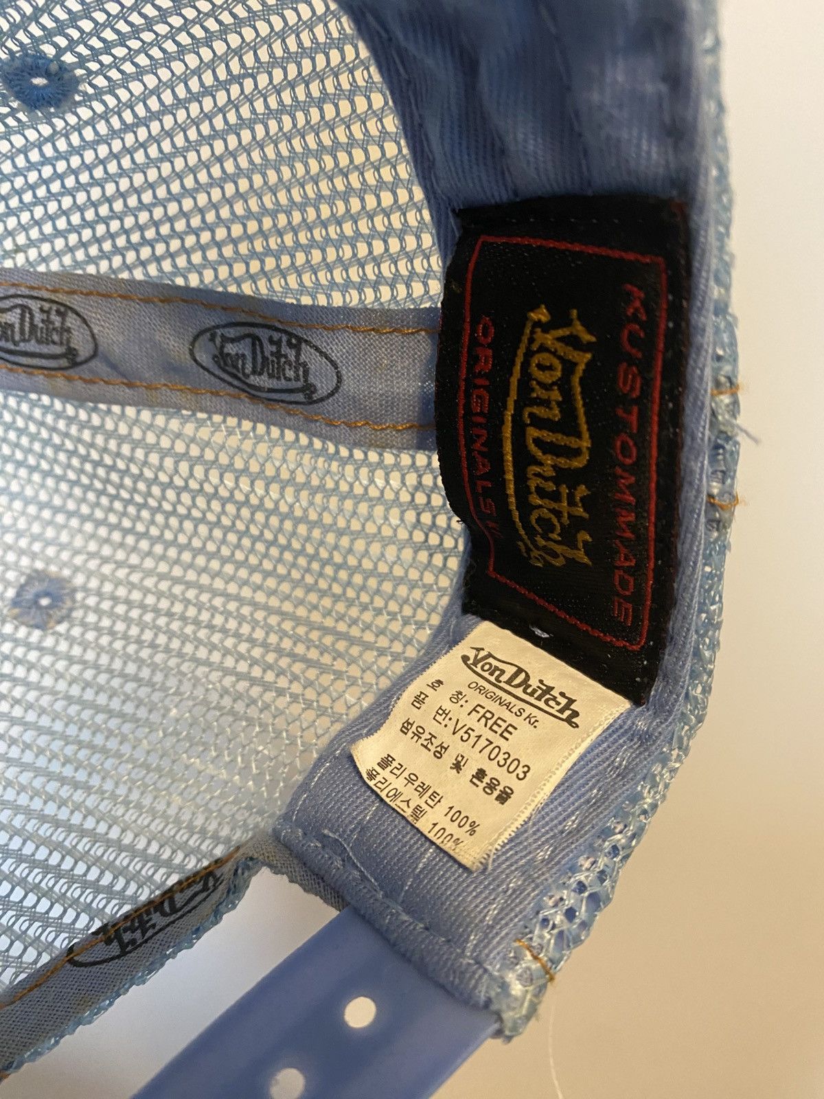 Von Dutch Von Dutch Mesh Baseball Hat Size ONE SIZE - 4 Thumbnail