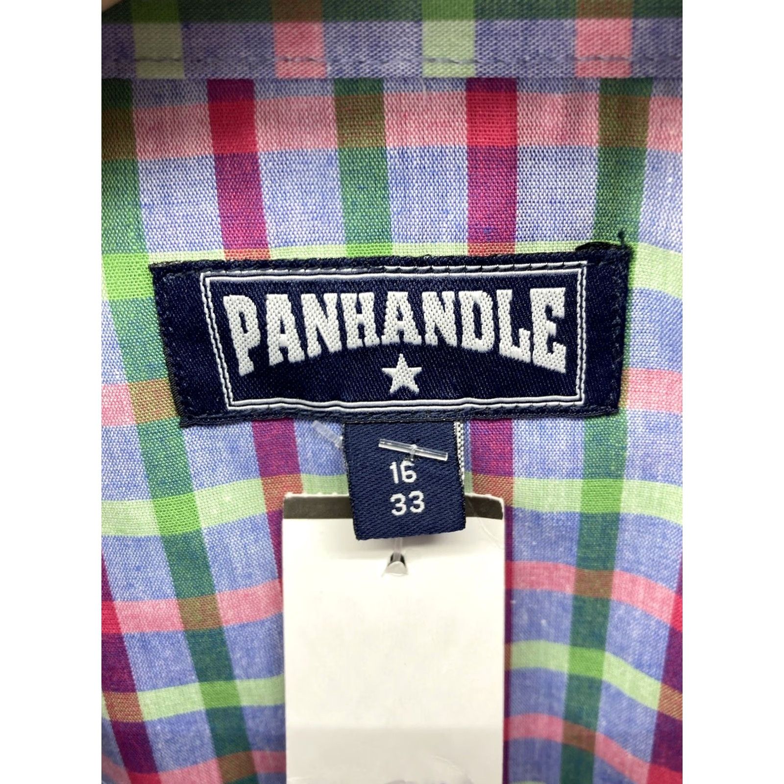 Vintage Panhandle Slim Western Pearl Snap Shirt Men Medium 16/33 Purple Long Sleeve NWT Size US M / EU 48-50 / 2 - 6 Thumbnail