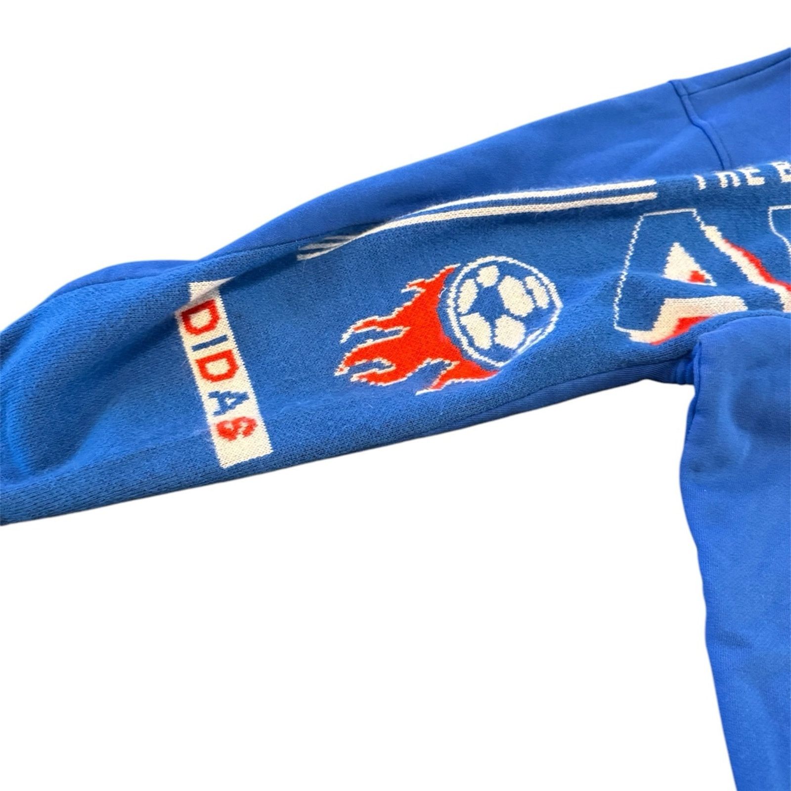 Adidas Adidas Real Scarf hoodie soccer men’s Size US L / EU 52-54 / 3 - 3 Thumbnail