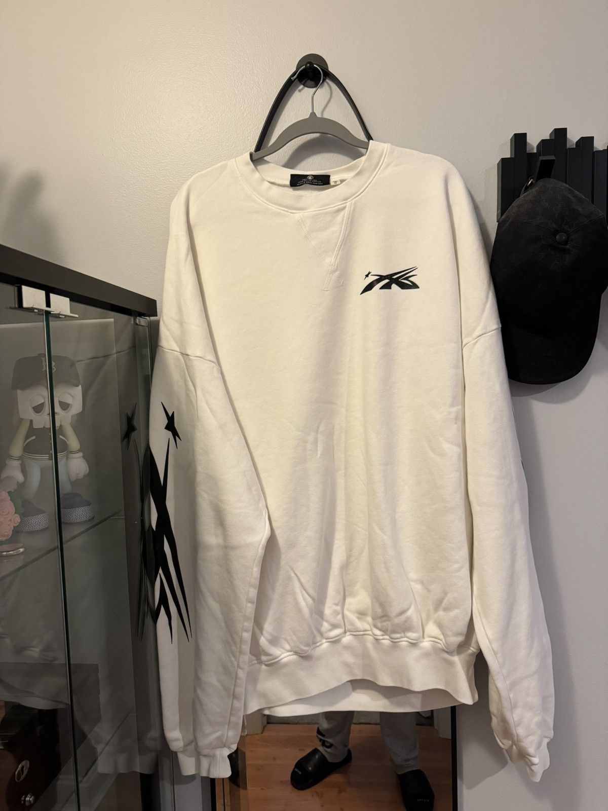 HELLSTAR Hellstar Sports Crewneck Sweatshirt White Large NEW | Grailed