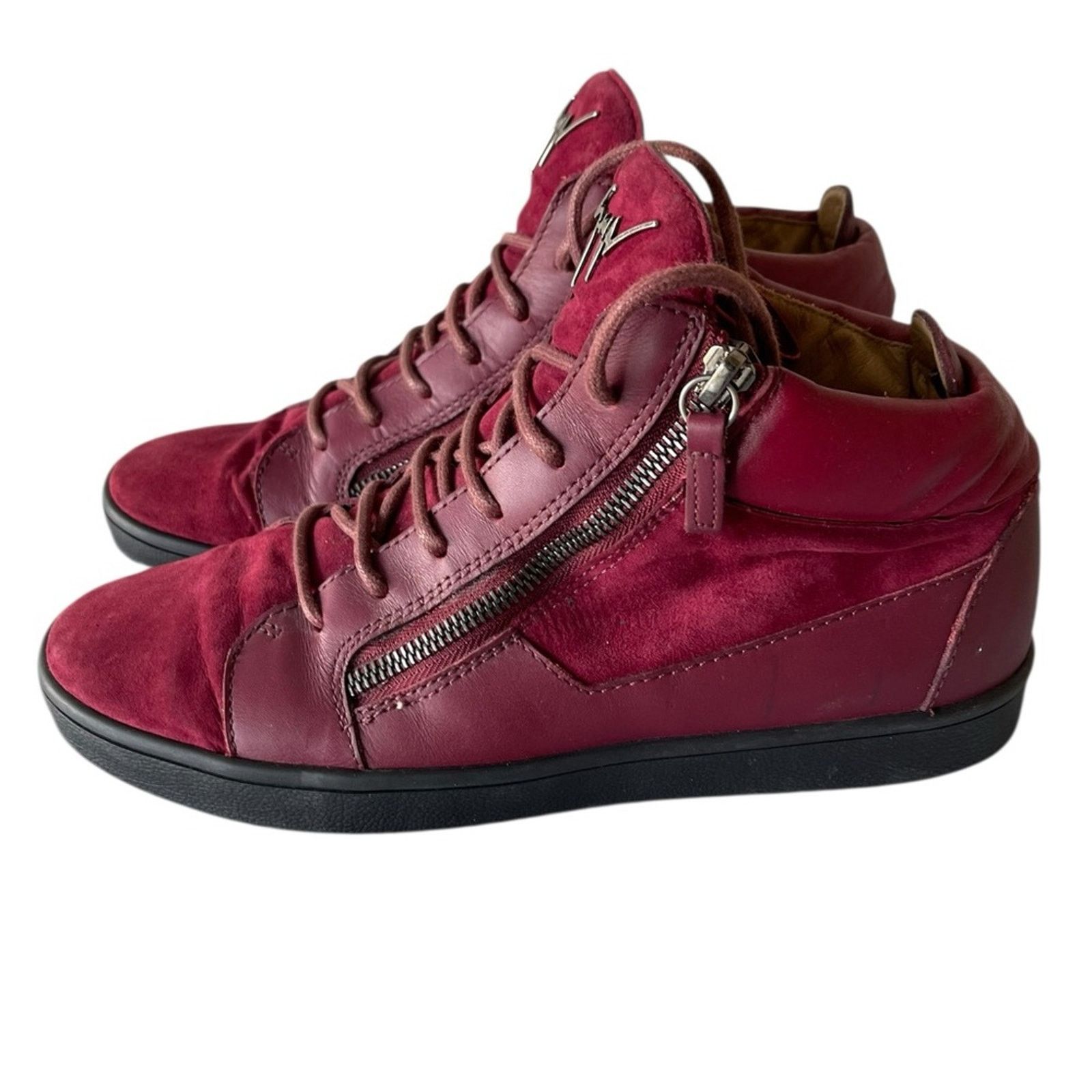 Giuseppe Zanotti GIUSEPPE ZANOTTI Breks Mid-Top Sneakers Size:39.5/US:9 Size US 9 / IT 39 - 1 Thumbnail