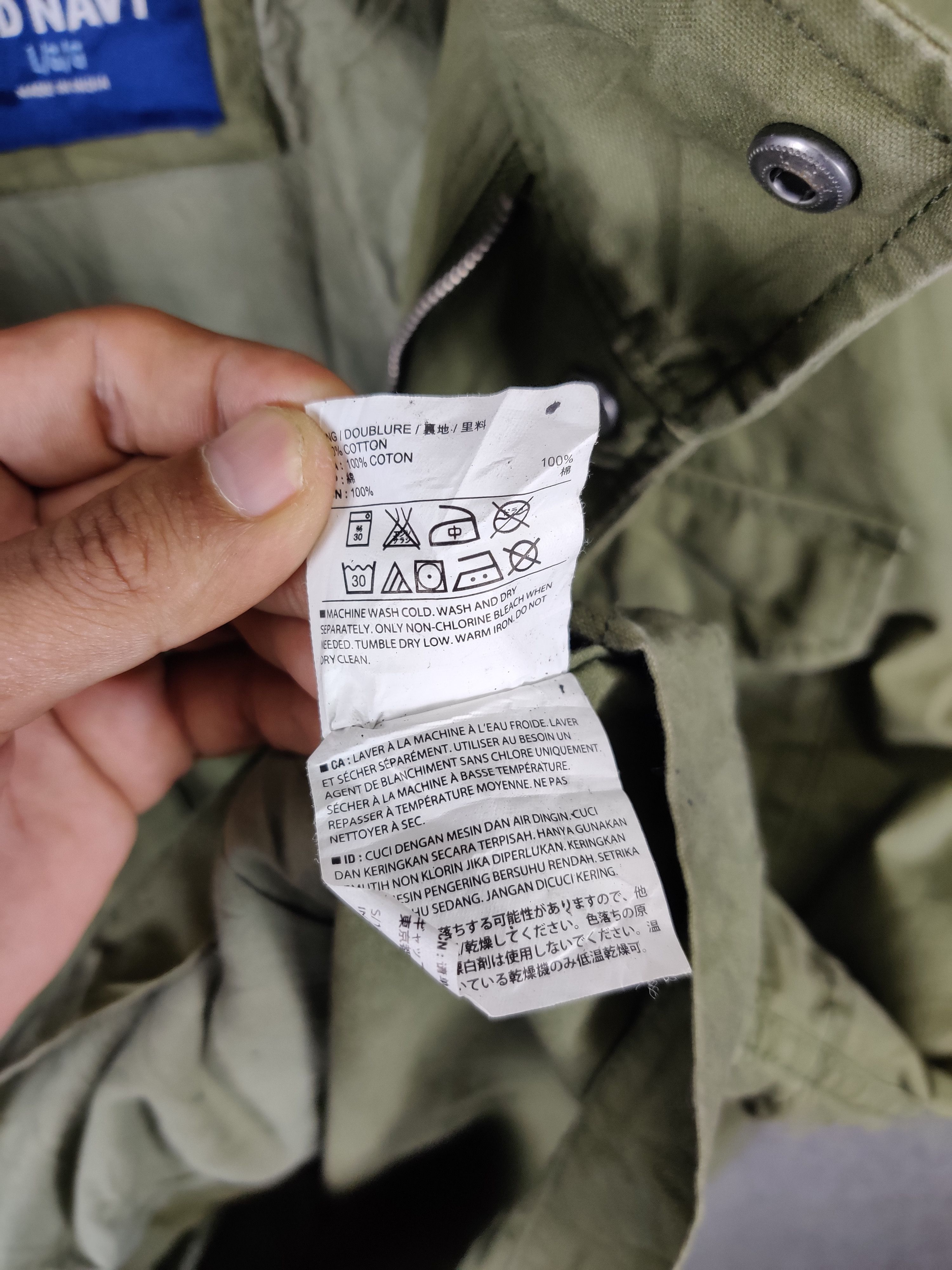 Old Navy Vintage Old Navy M65 Field Olive Green Jacket Size US L / EU 52-54 / 3 - 11 Thumbnail