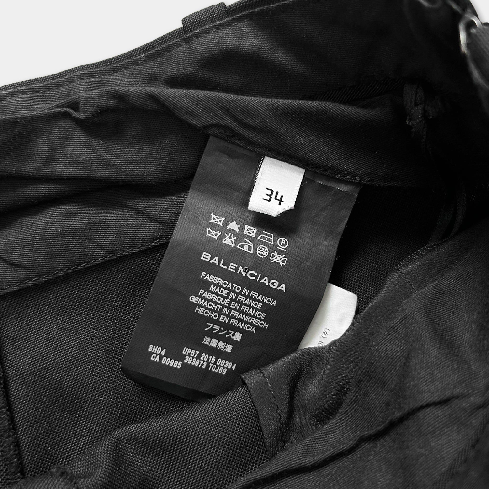 Balenciaga Balenciaga Women's Black Shorts Size 30" / US 8 / IT 44 - 6 Thumbnail
