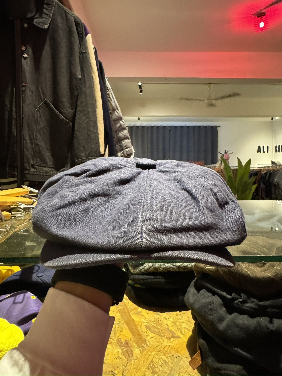 Japanese Brand Working Class Hero Denim flat hat Size ONE SIZE - 2 Thumbnail