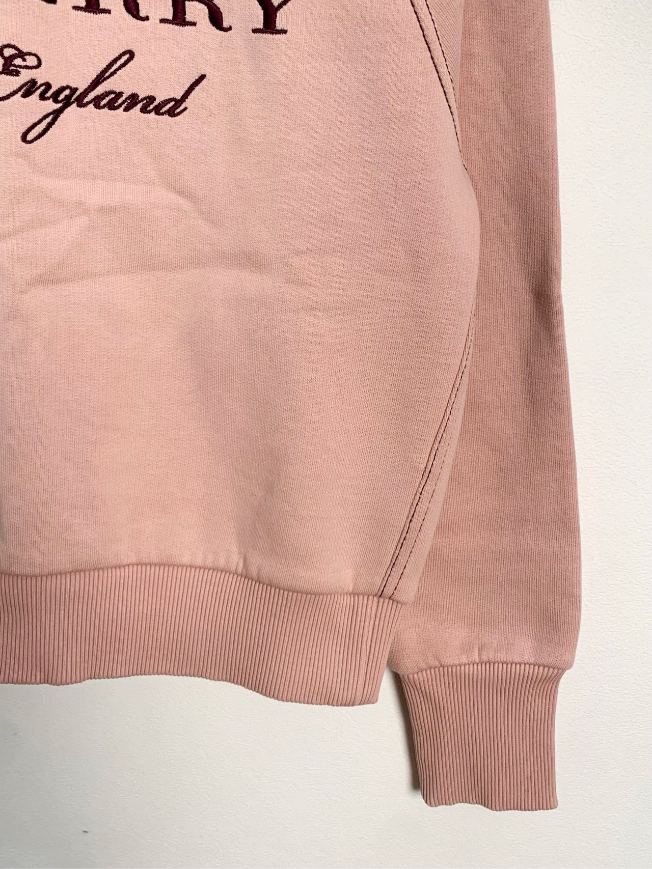 Burberry Burberry Pink Fleece Lined Long Sleeve Sweatshirt K26WX Size XS / US 0-2 / IT 36-38 - 4 Thumbnail