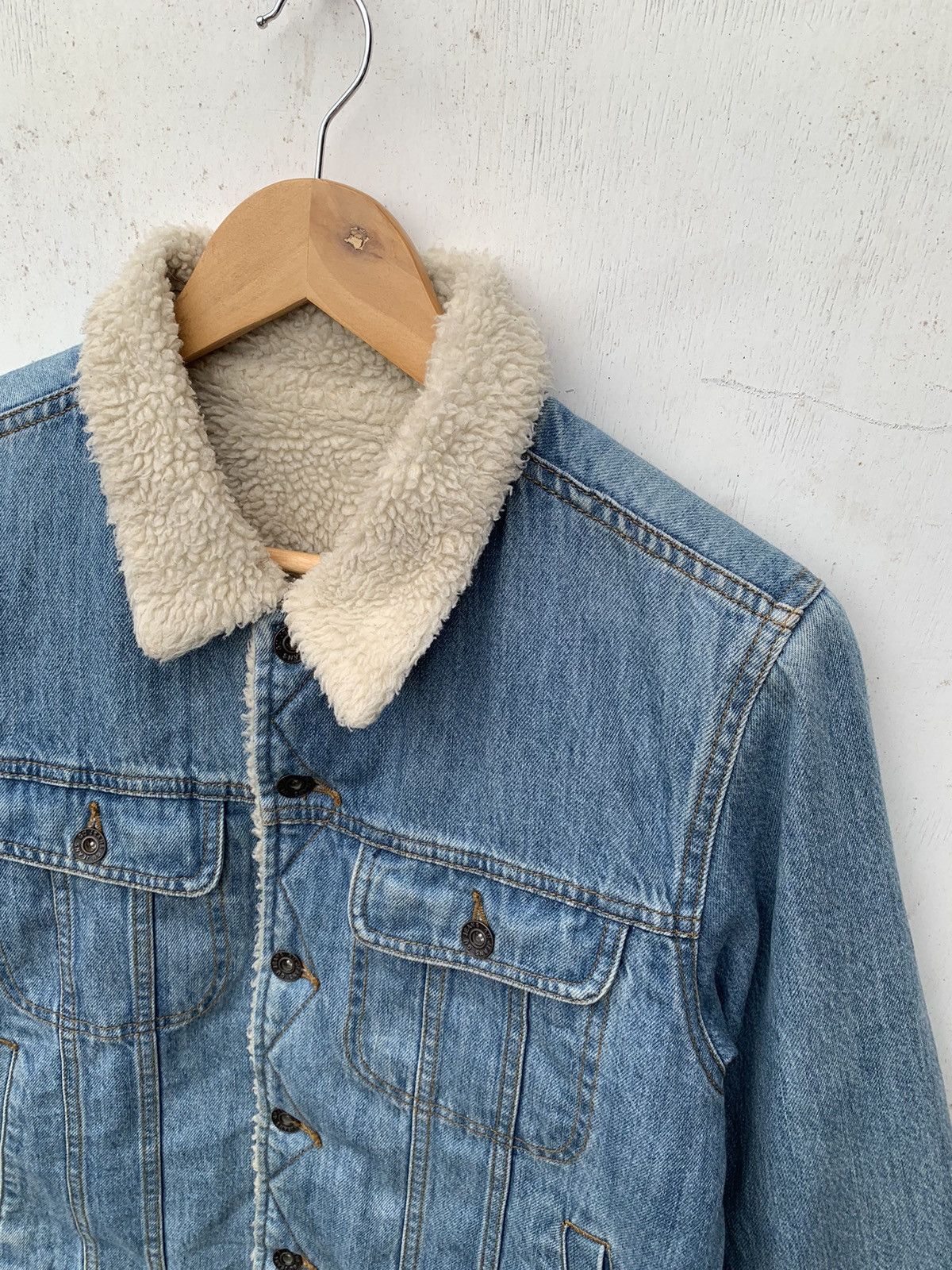 GU 🔥Steals🔥 GU Sherpa Lined Denim Jacket Mens Size US S / EU 44-46 / 1 - 4 Thumbnail
