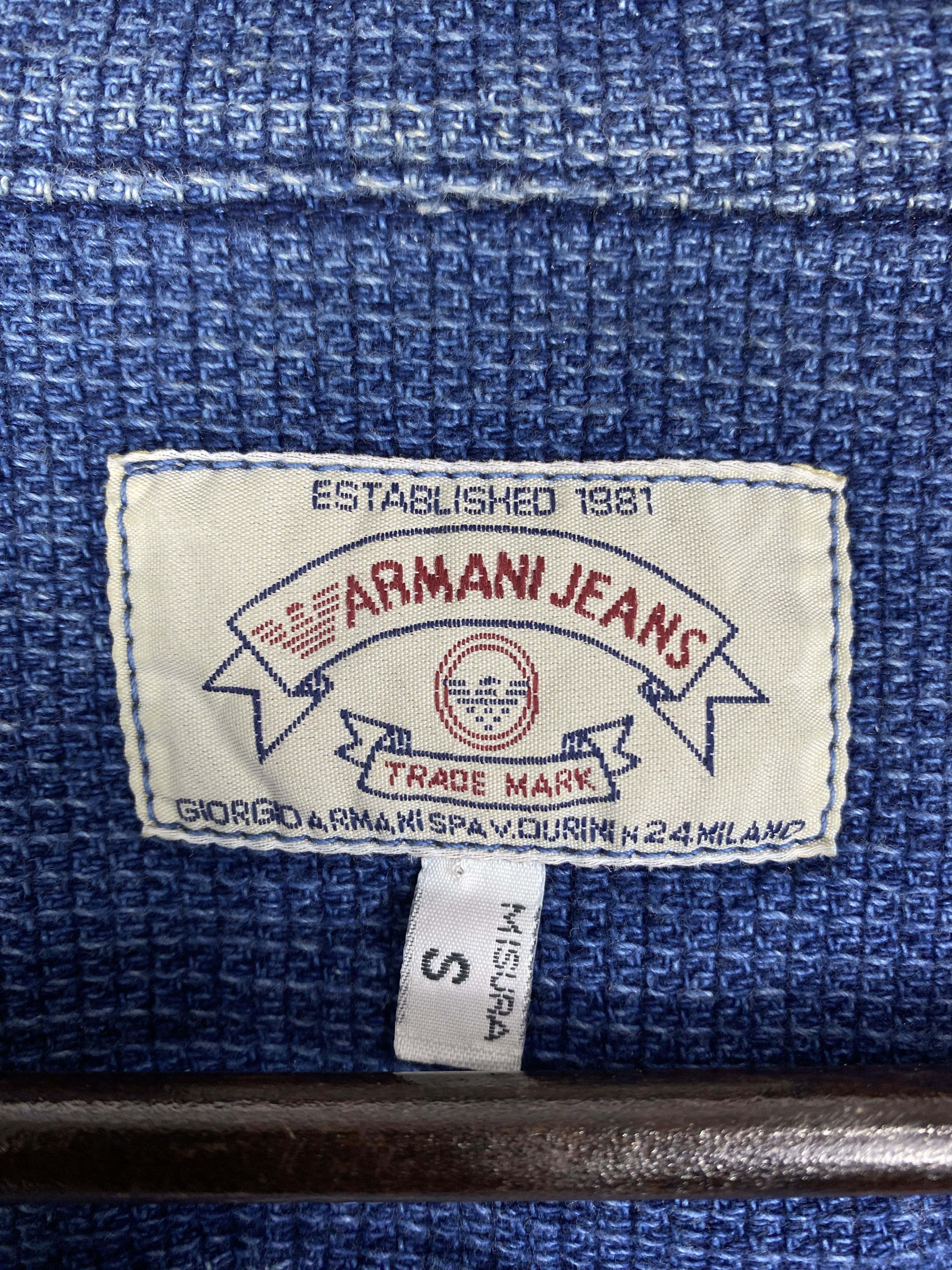 Giorgio Armani Vintage Armani Jeans Denim Jacket DJ0962 Size US S / EU 44-46 / 1 - 9 Thumbnail