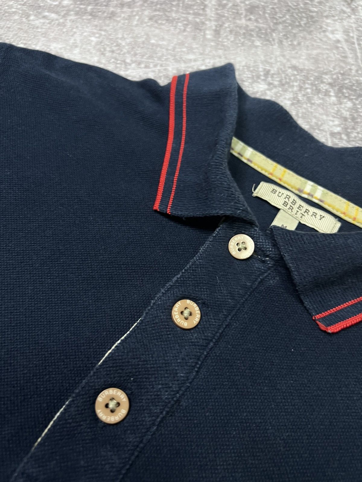 Burberry Burberry Brit Navy Polo Size M Size US M / EU 48-50 / 2 - 4 Thumbnail